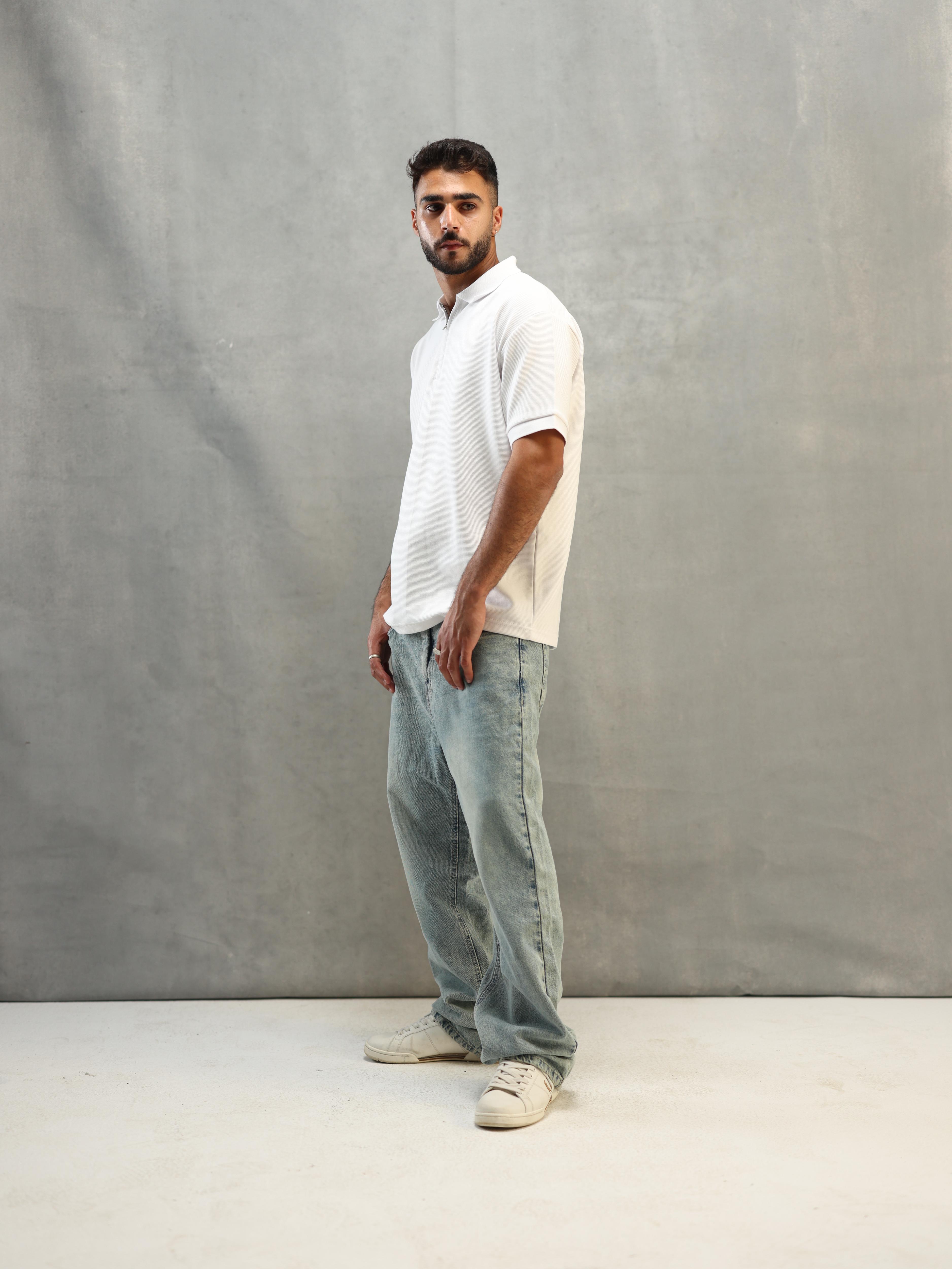MEN’S BLUE WASHED DENIM