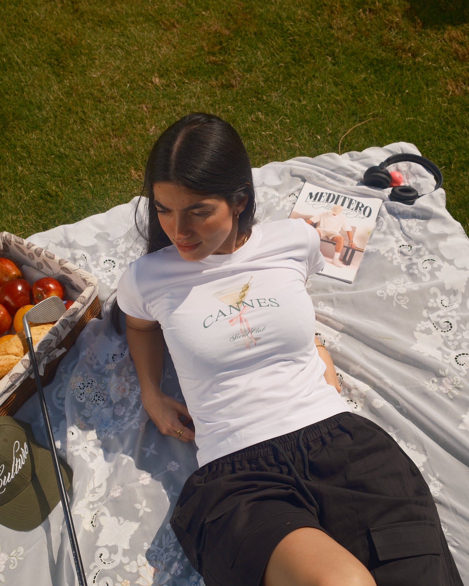 CANNES BABY TEE - WHITE