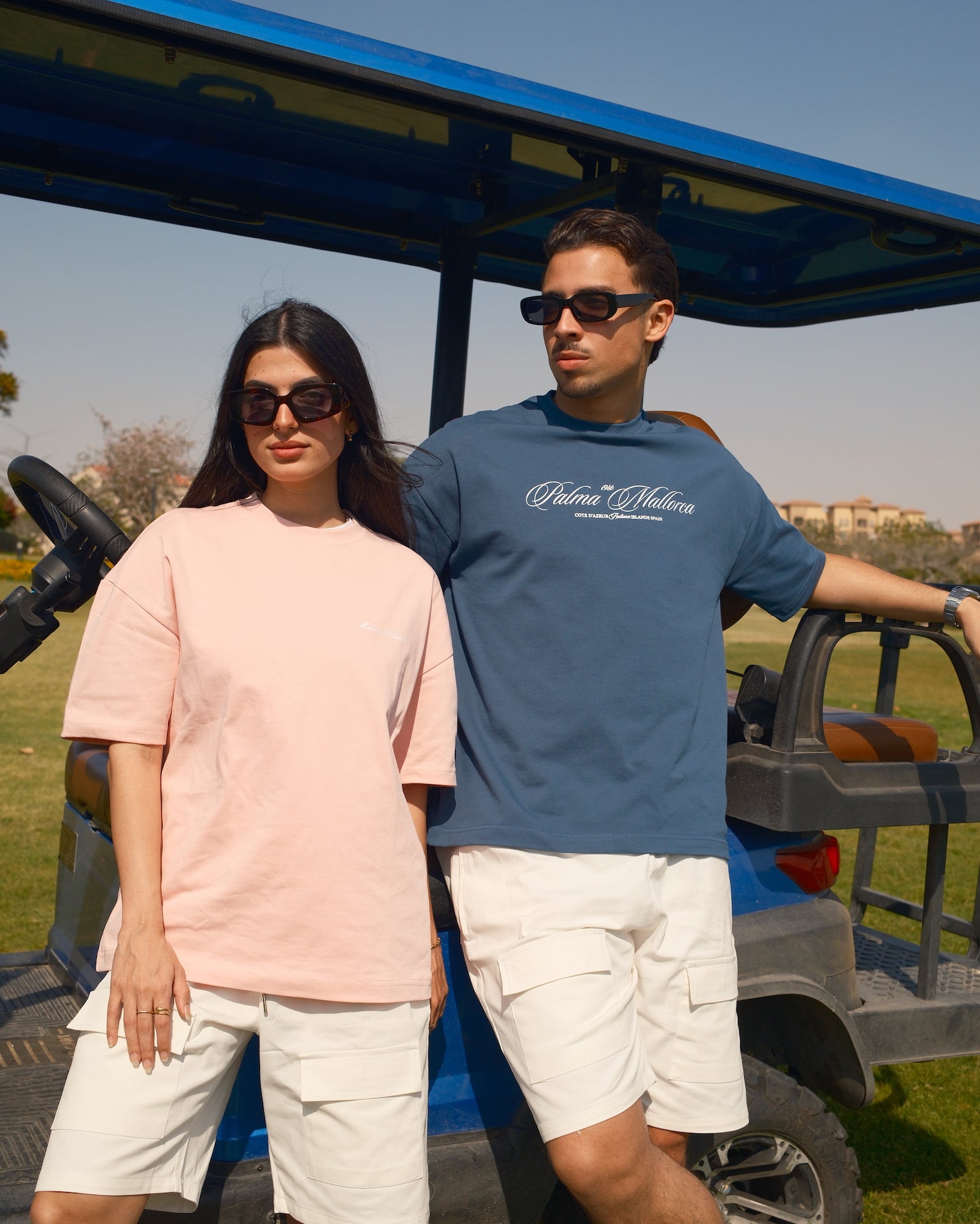 PALMA TEE - PETROL BLUE
