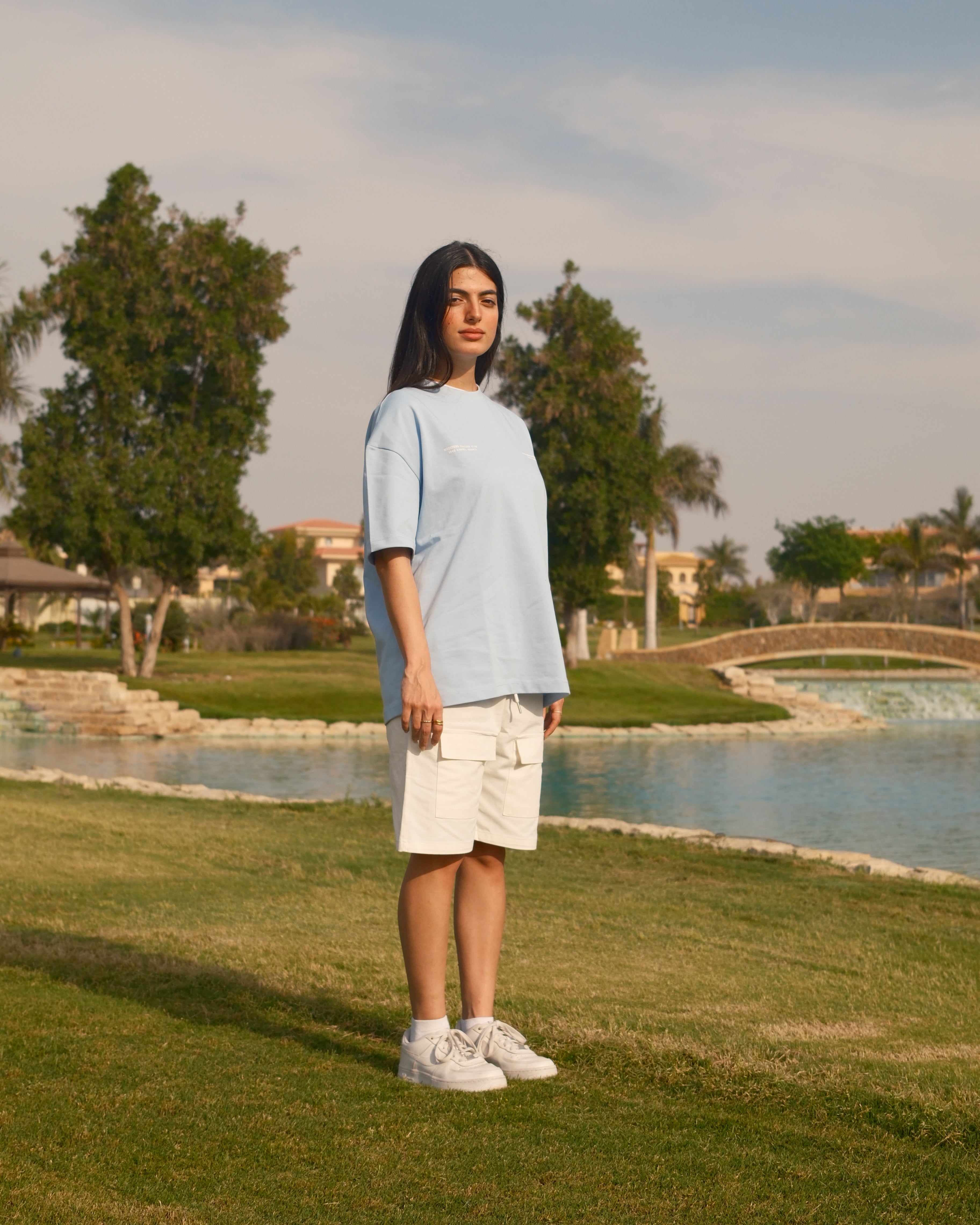 MEDITERO TEE - BABY BLUE