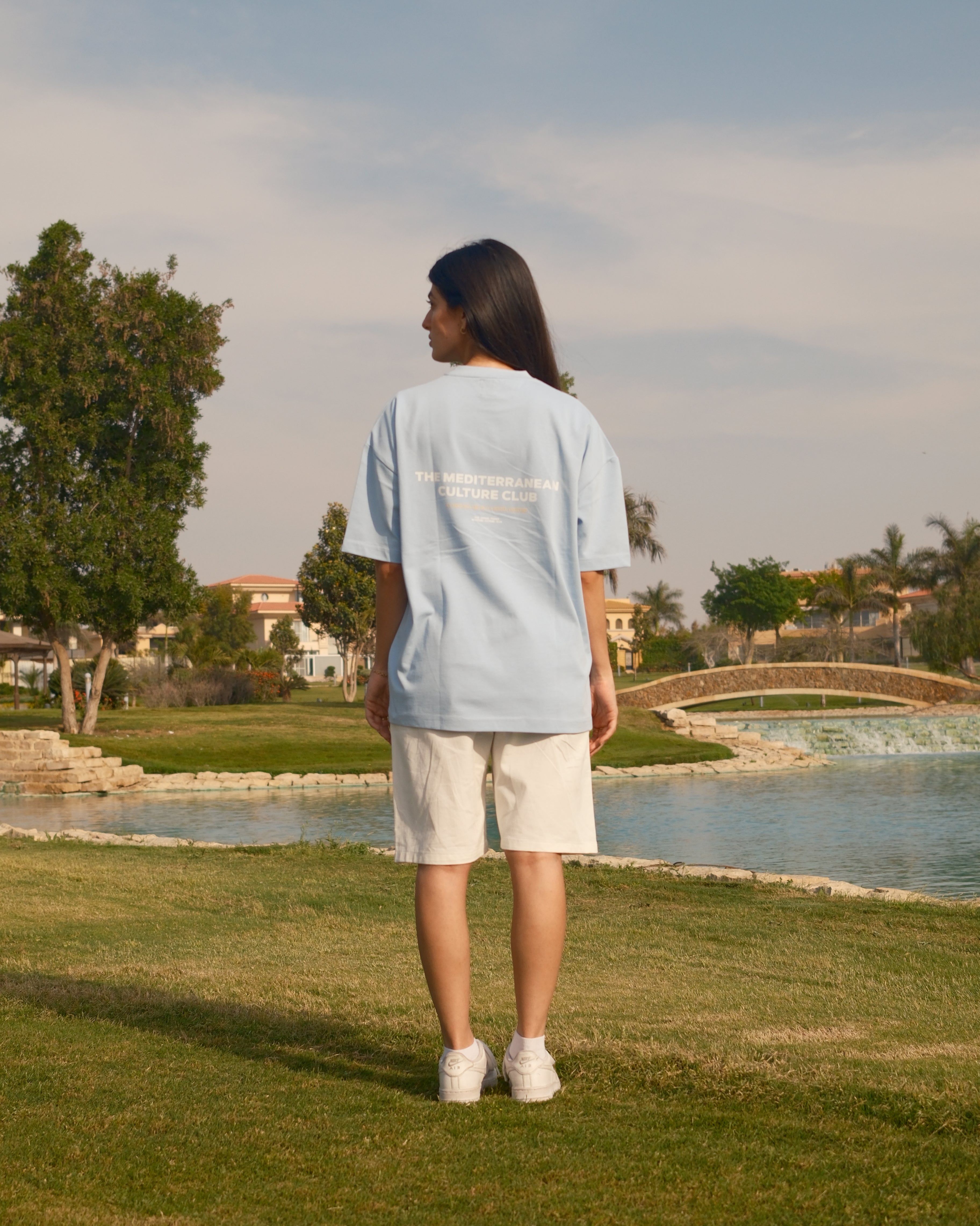 MEDITERO TEE - BABY BLUE