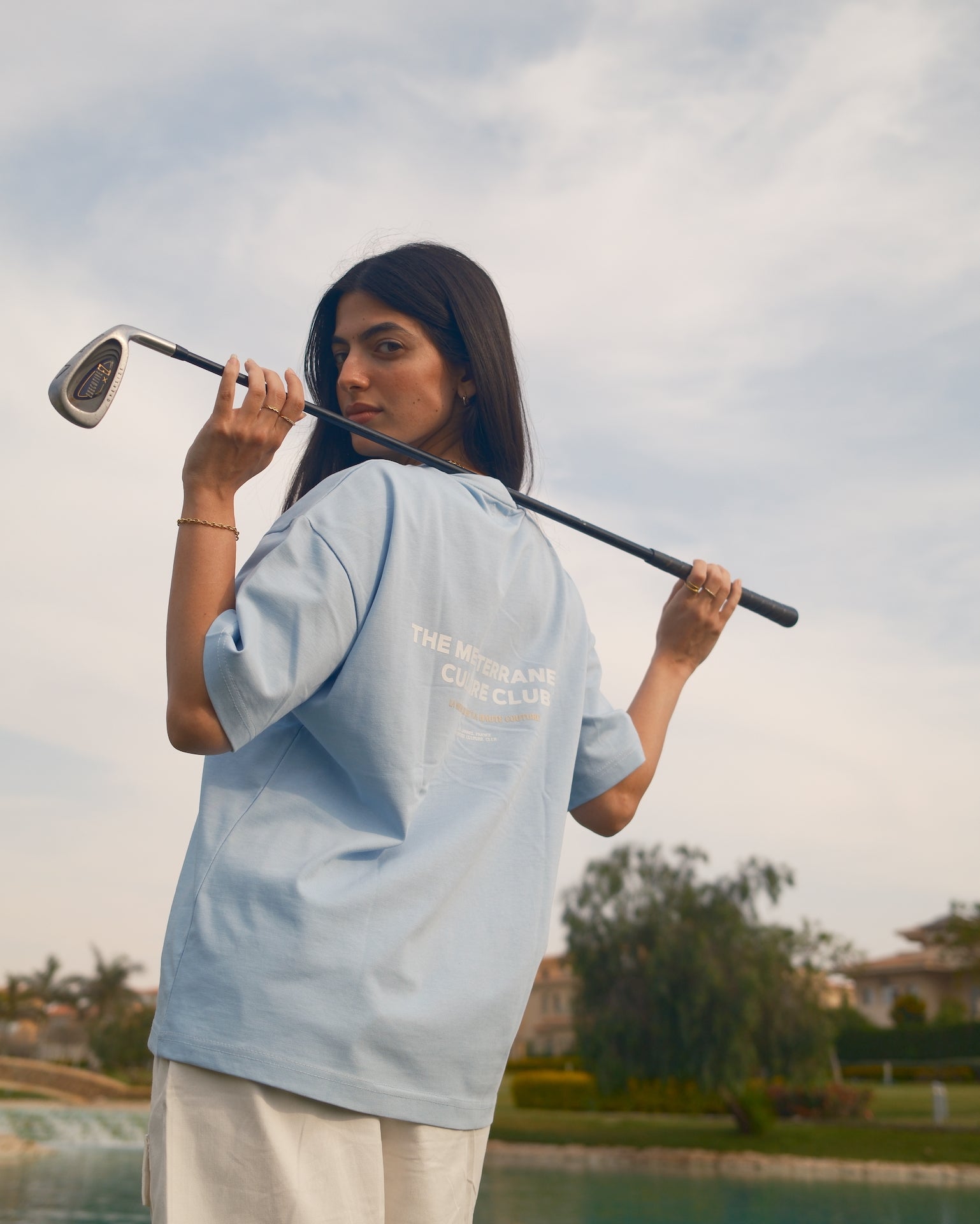 MEDITERO TEE - BABY BLUE