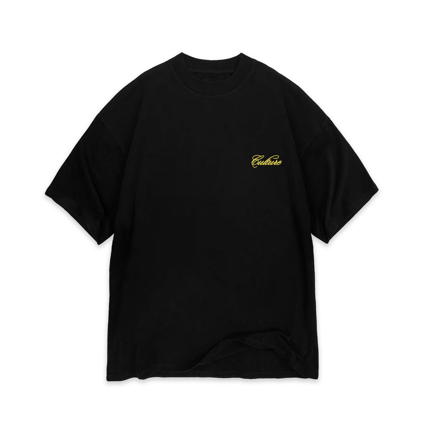 CULTURE FLORAL TEE - BLACK