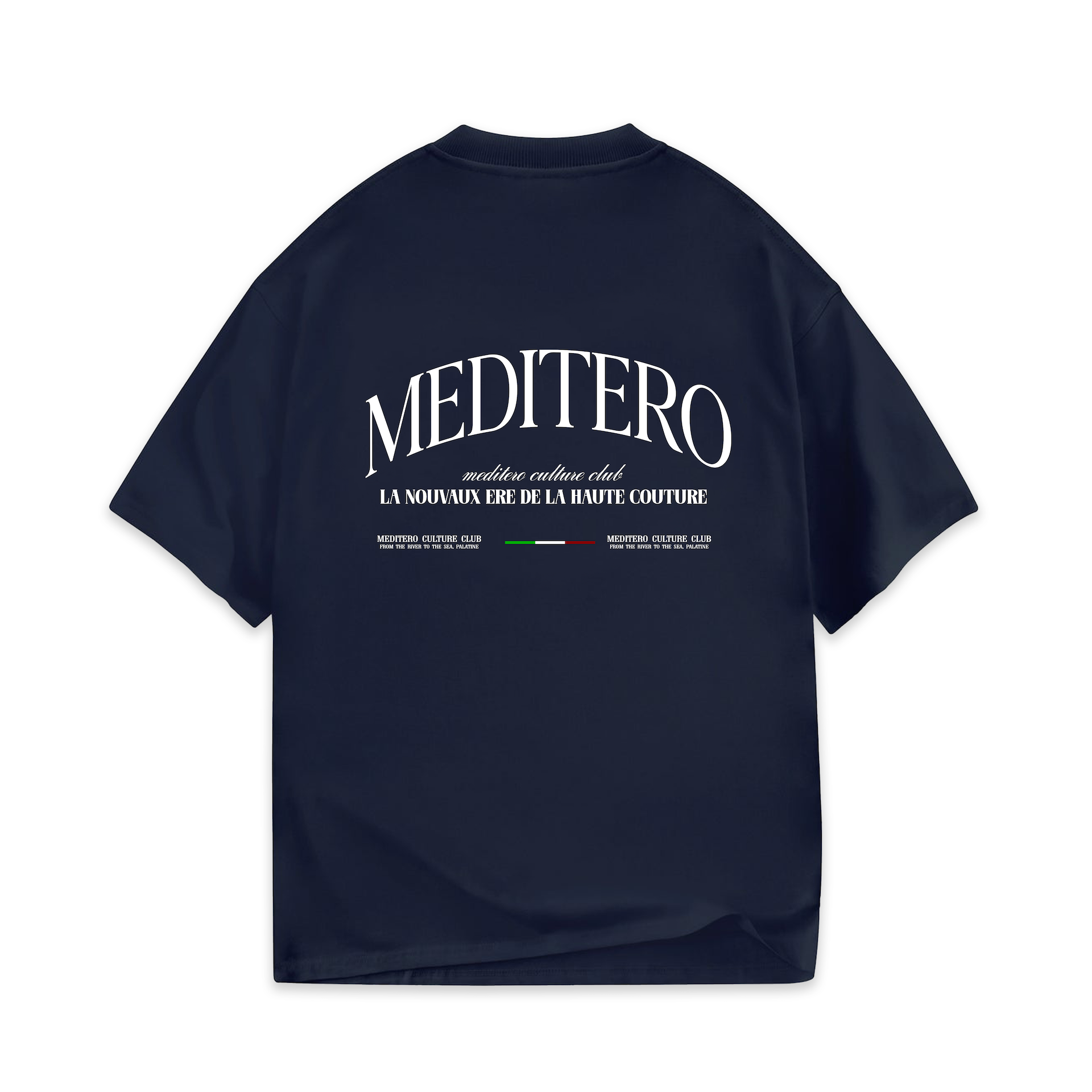 MEDITERO TEE - NAVY BLUE