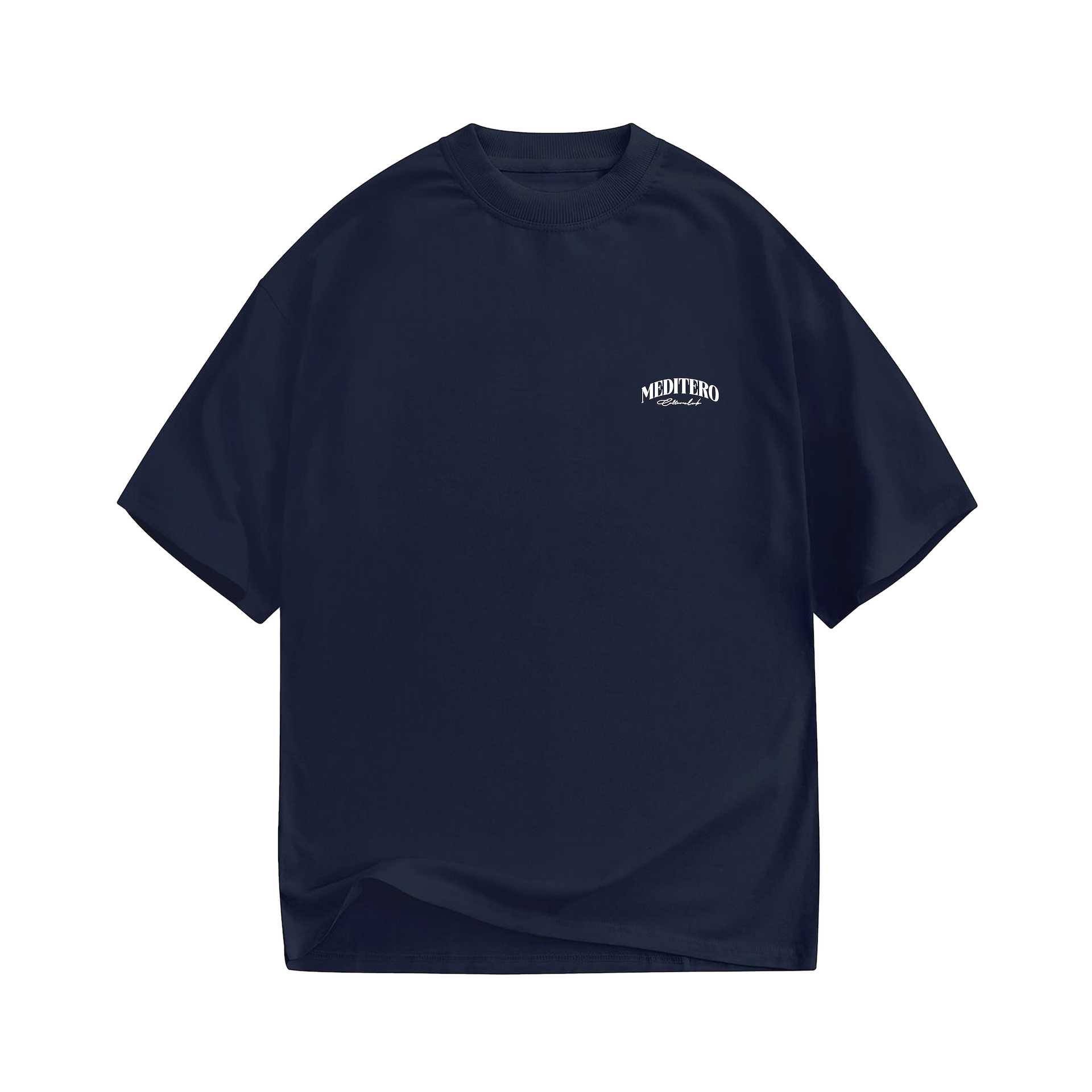 MEDITERO TEE - NAVY BLUE