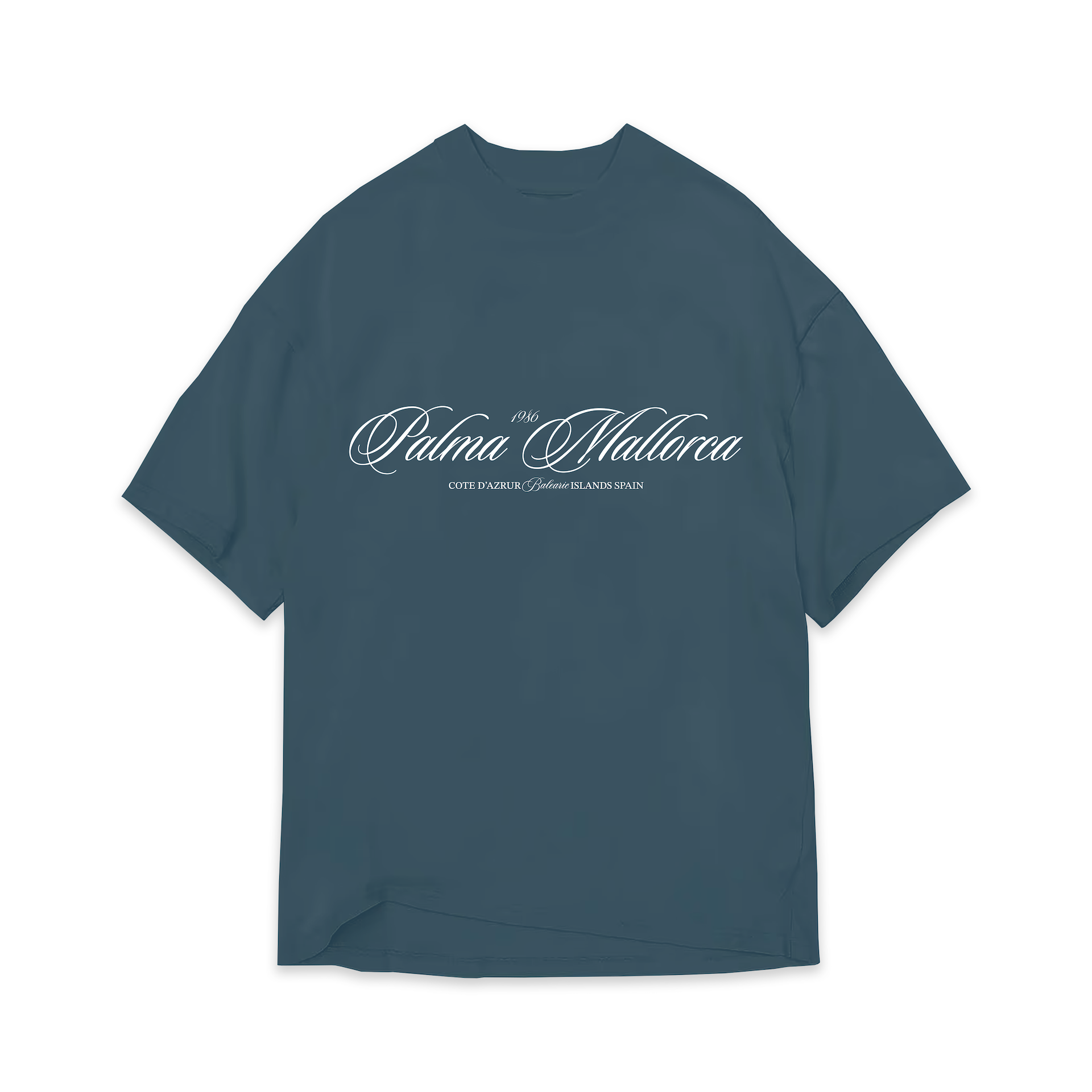 PALMA TEE - PETROL BLUE