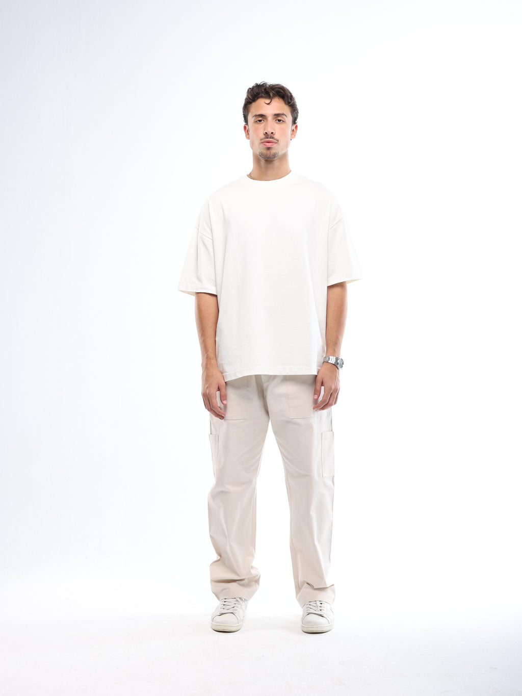 MEN'S ESSENTIAL PANTS - CREAMY