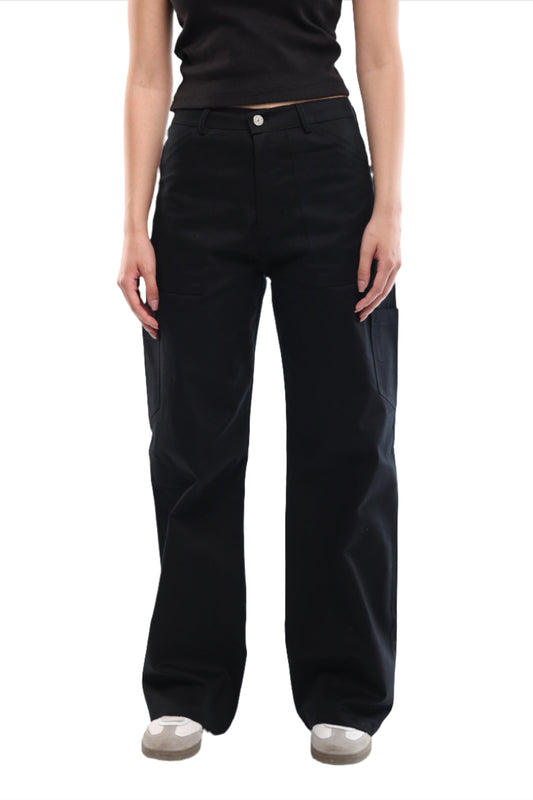 WOMEN'S ESSENTIAL PANTS - BLACK