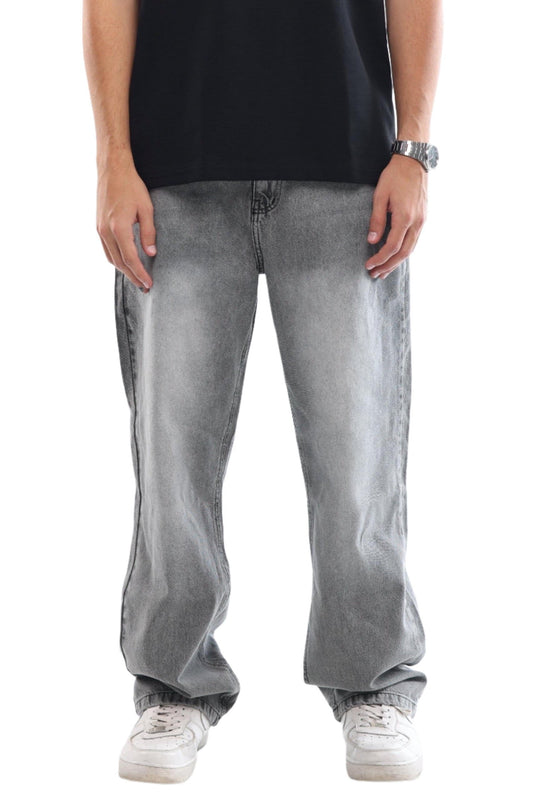 MEN’S GREY WASHED DENIM