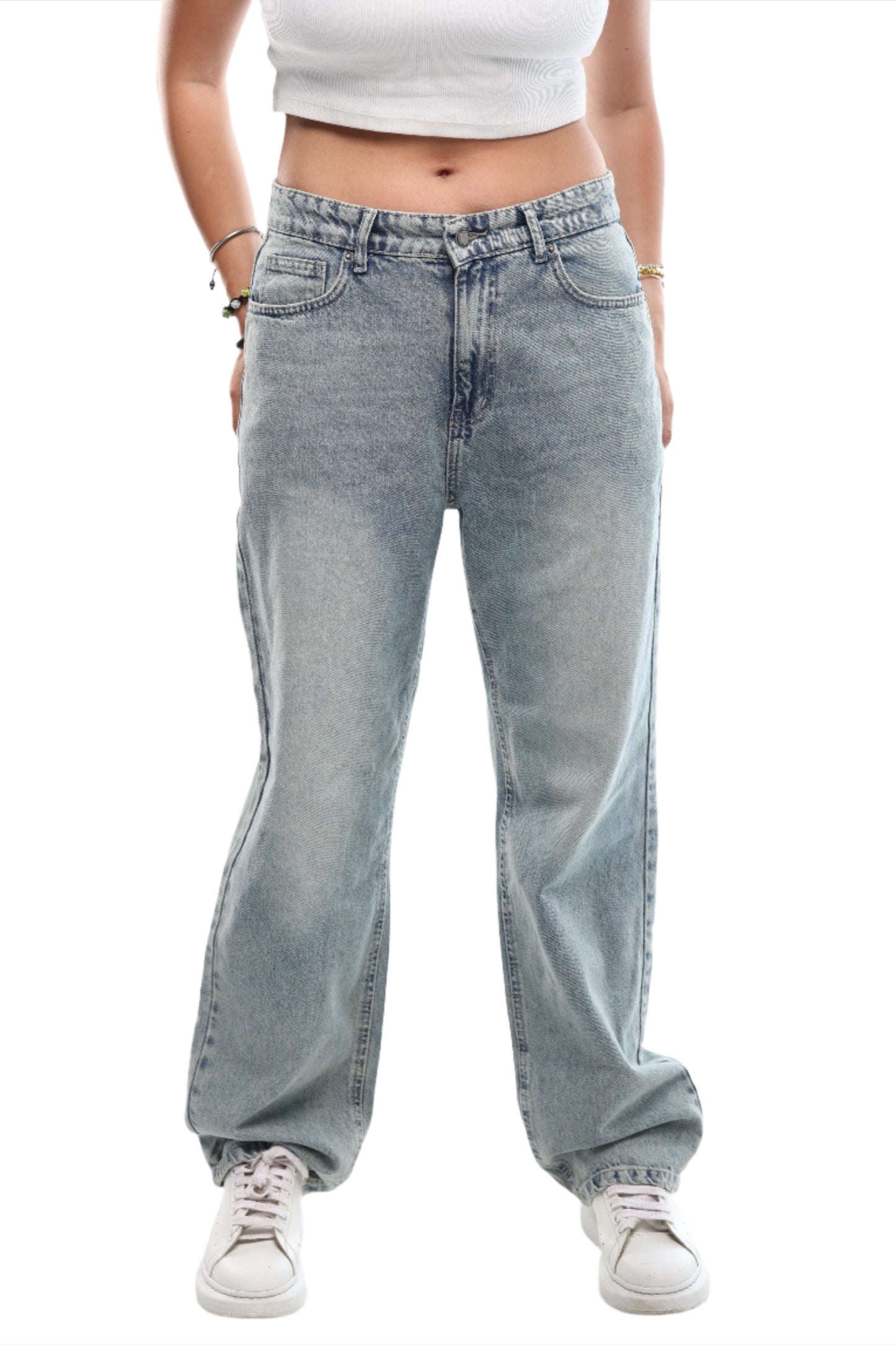 WOMEN'S BLUE WASHED DENIM