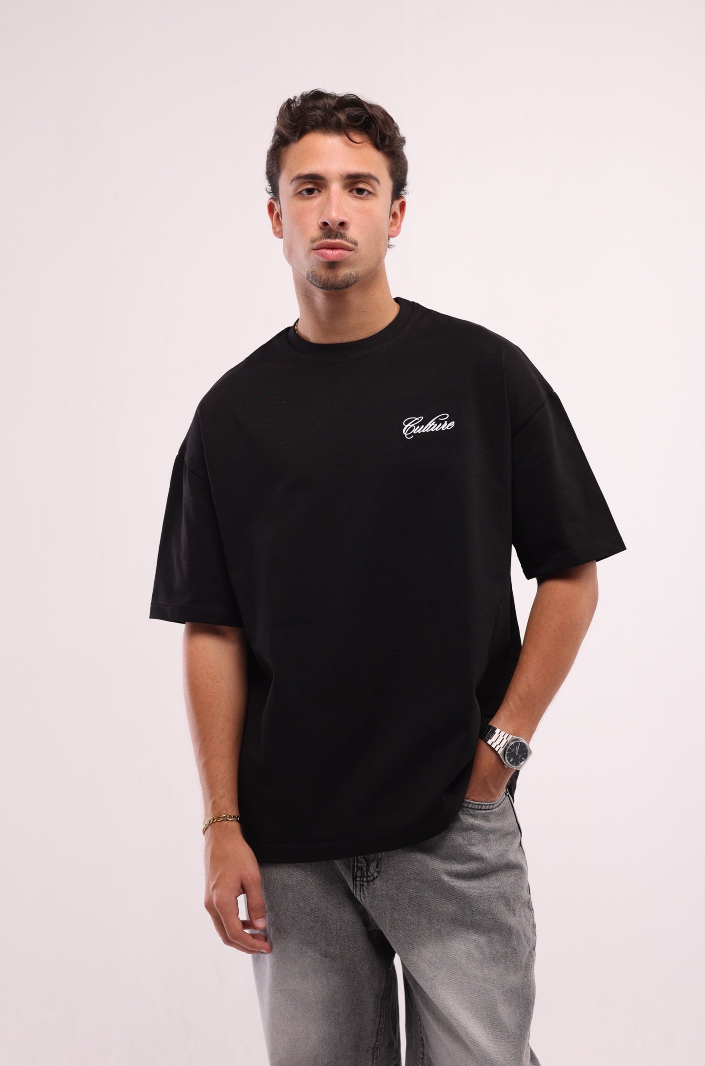 AZUR VASE TEE - BLACK