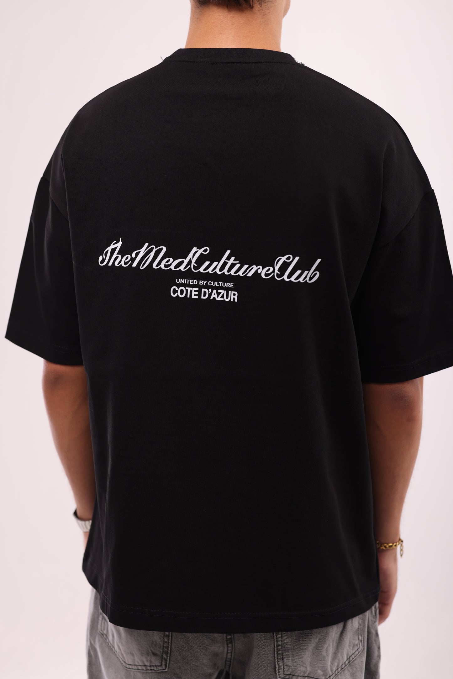 "THE MED CULTURE CLUB" TEE - BLACK