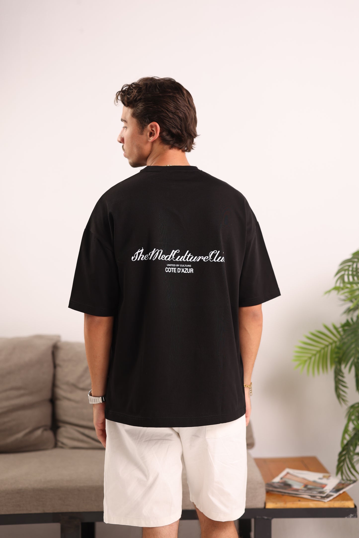 "THE MED CULTURE CLUB" TEE - BLACK