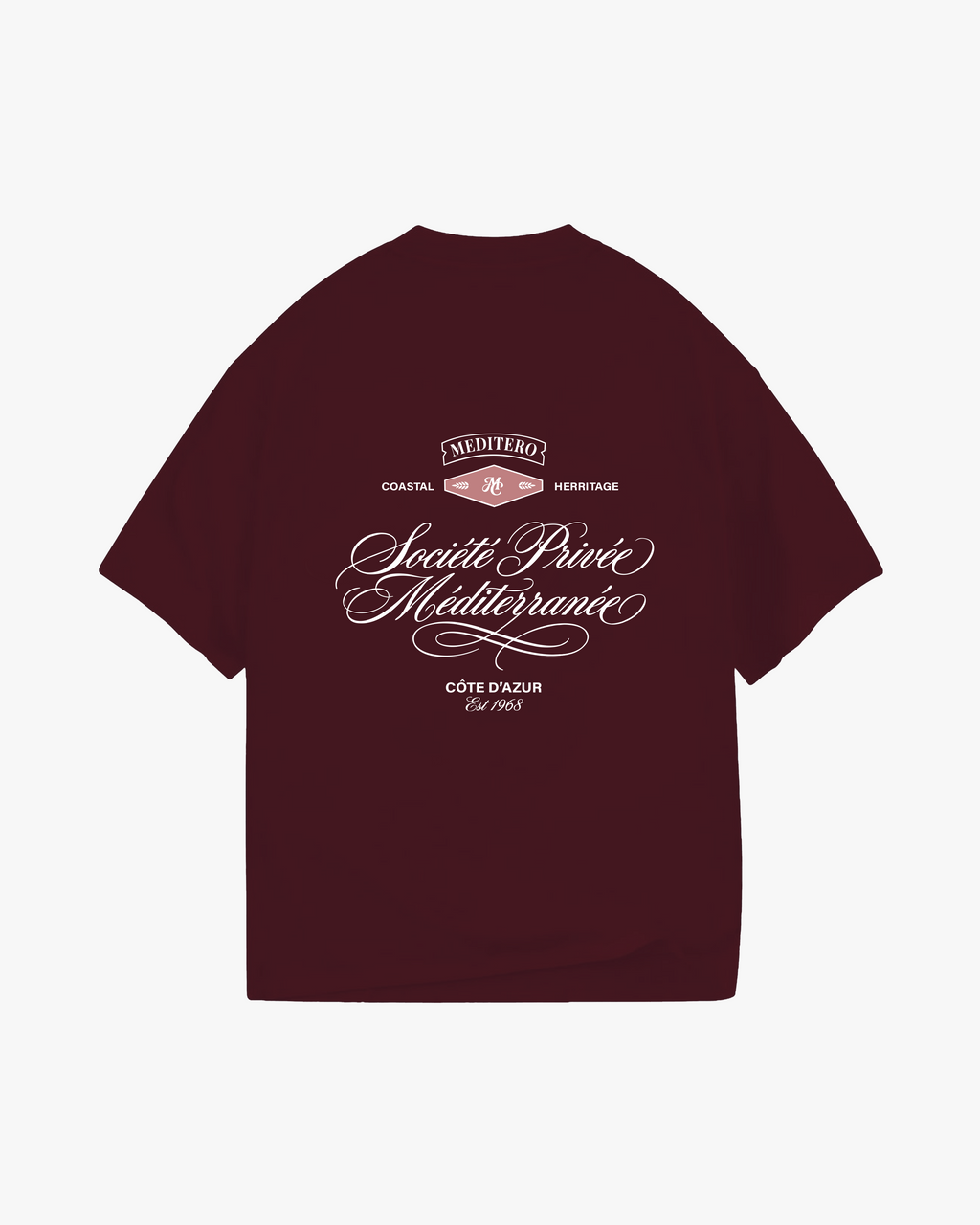 MEDITERO BURGUNDY TEE