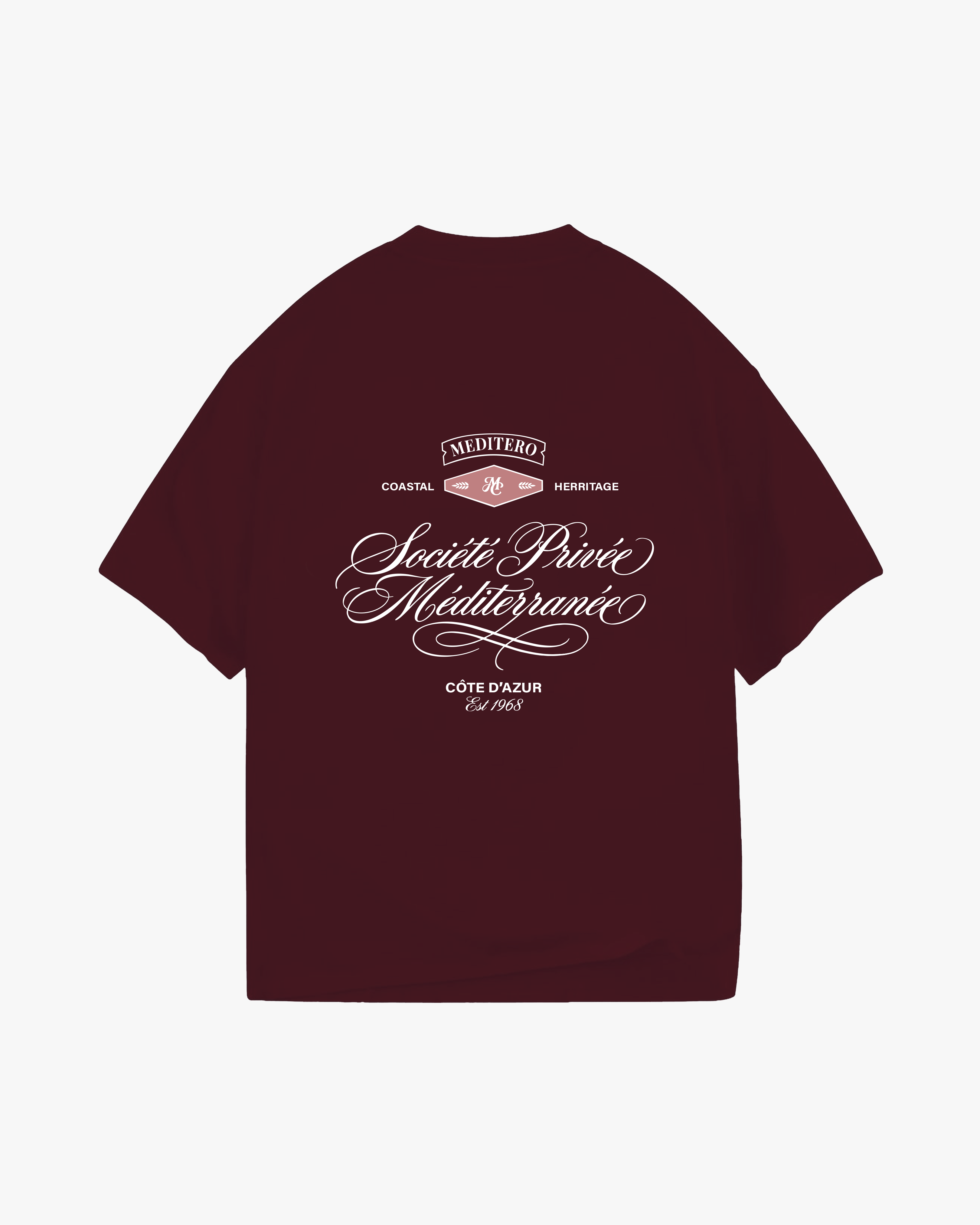 MEDITERO BURGUNDY TEE
