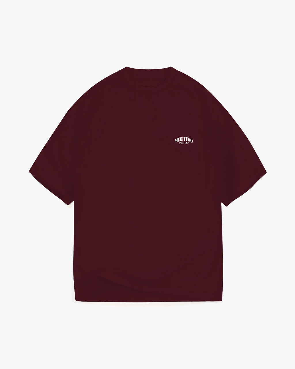 MEDITERO BURGUNDY TEE