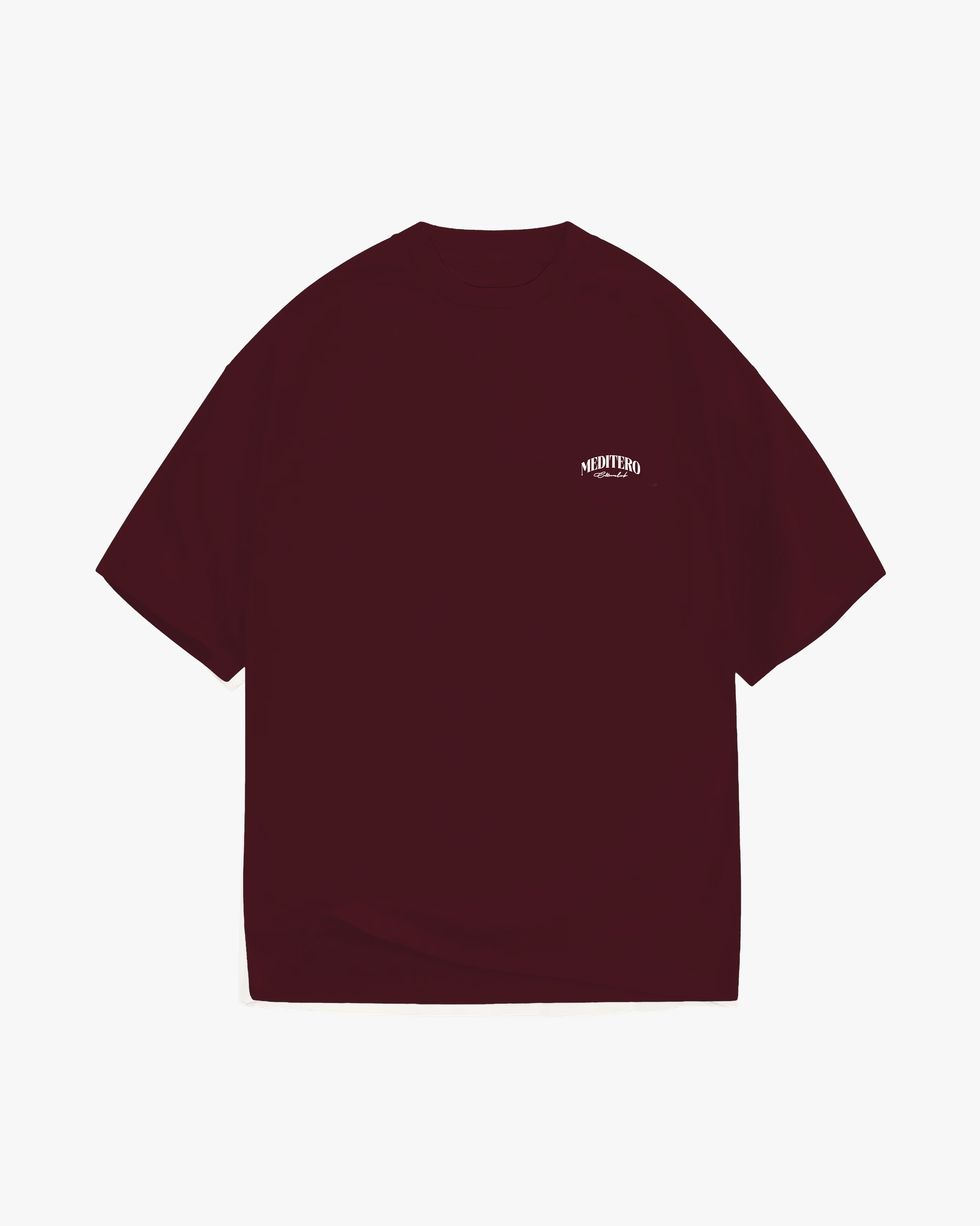 MEDITERO BURGUNDY TEE