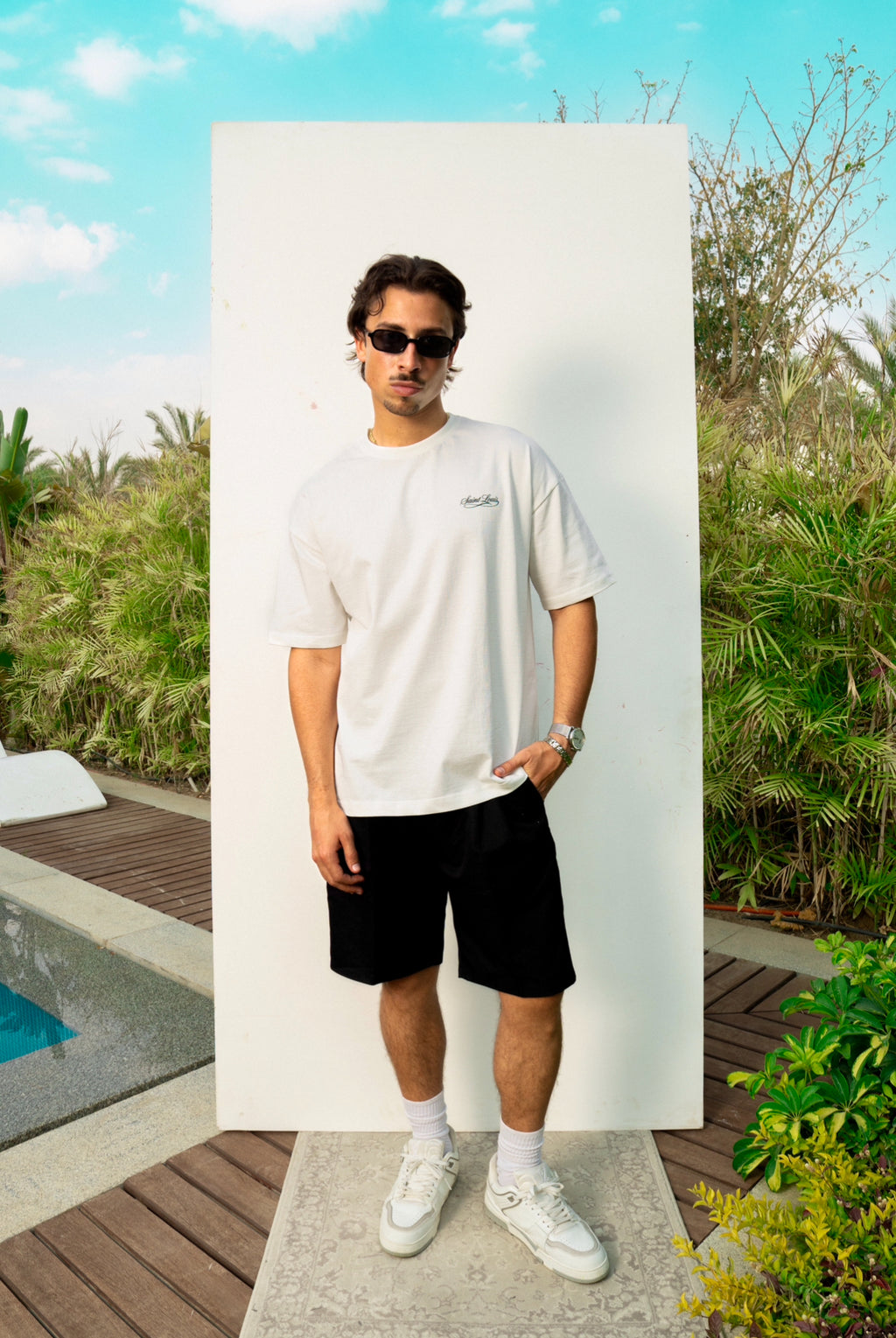 SAINT LOUIS WHITE TEE