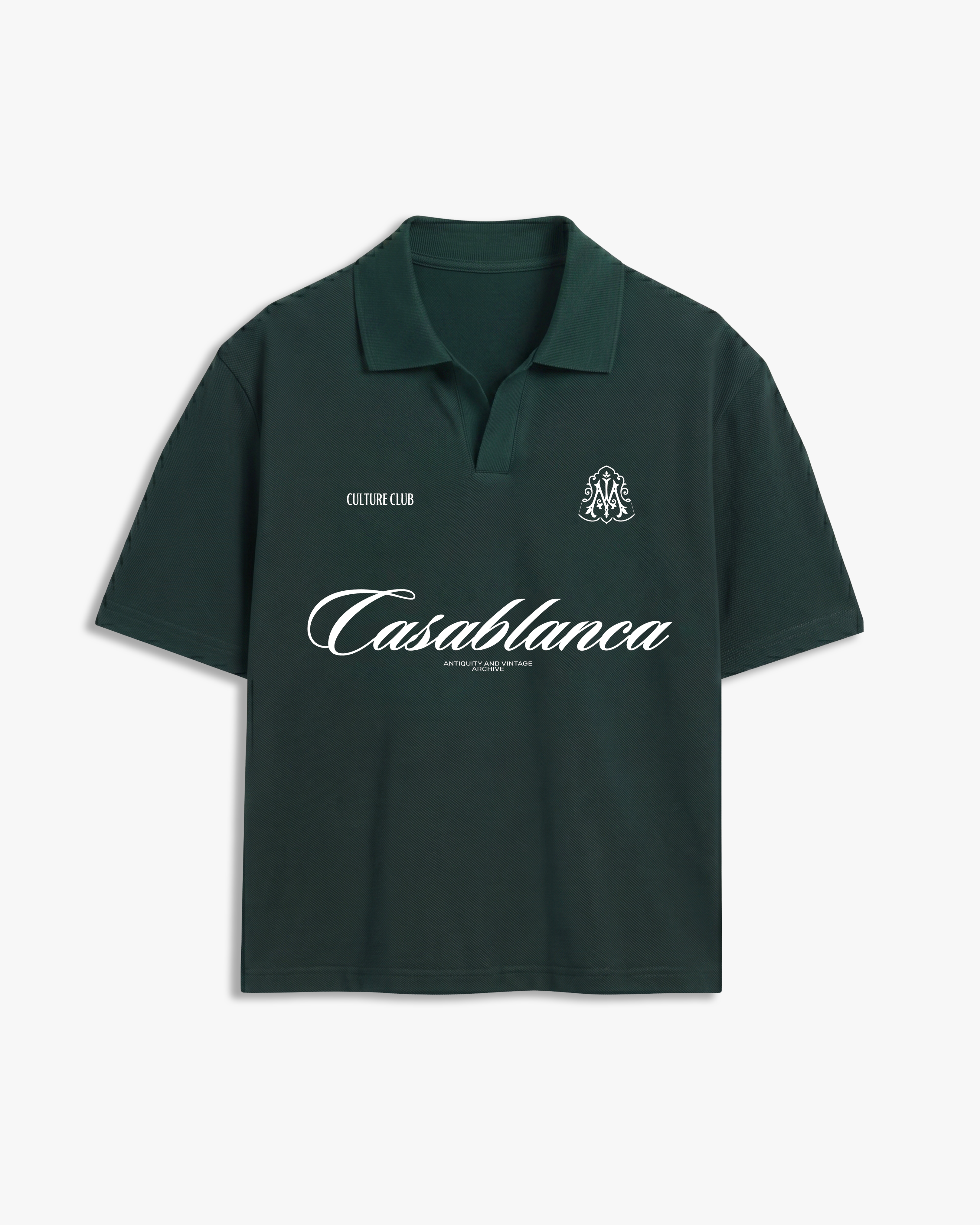 CASABLANCA GREEN POLO