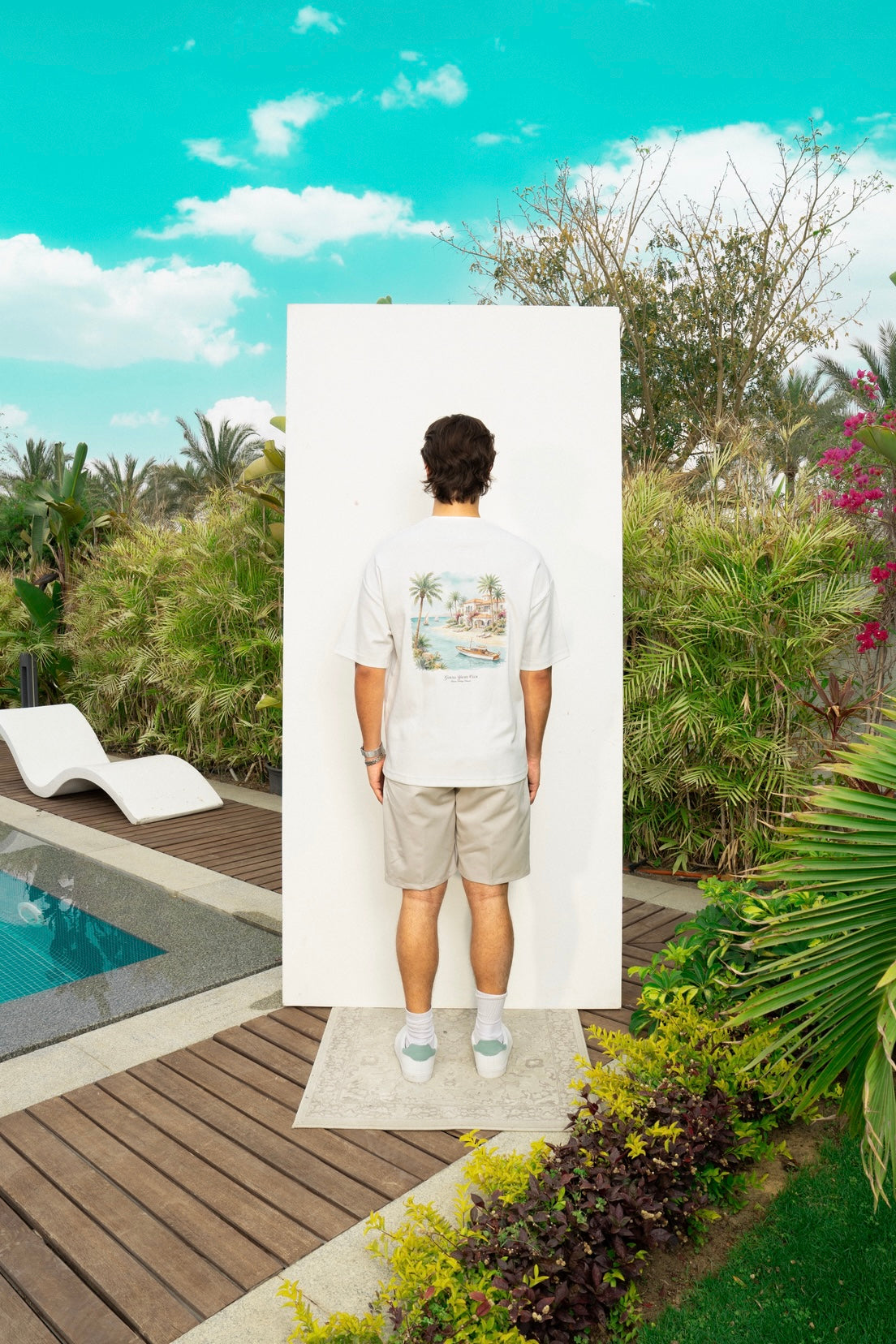GOUNA YACHT CLUB WHITE TEE