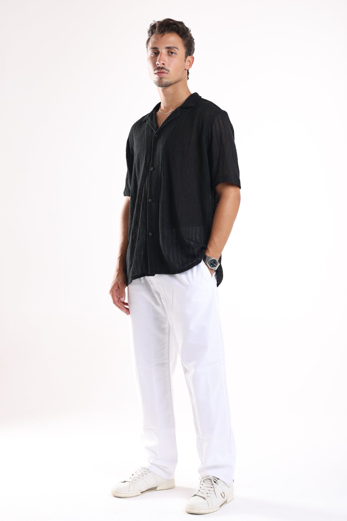 MENS LINEN PANTS - WHITE