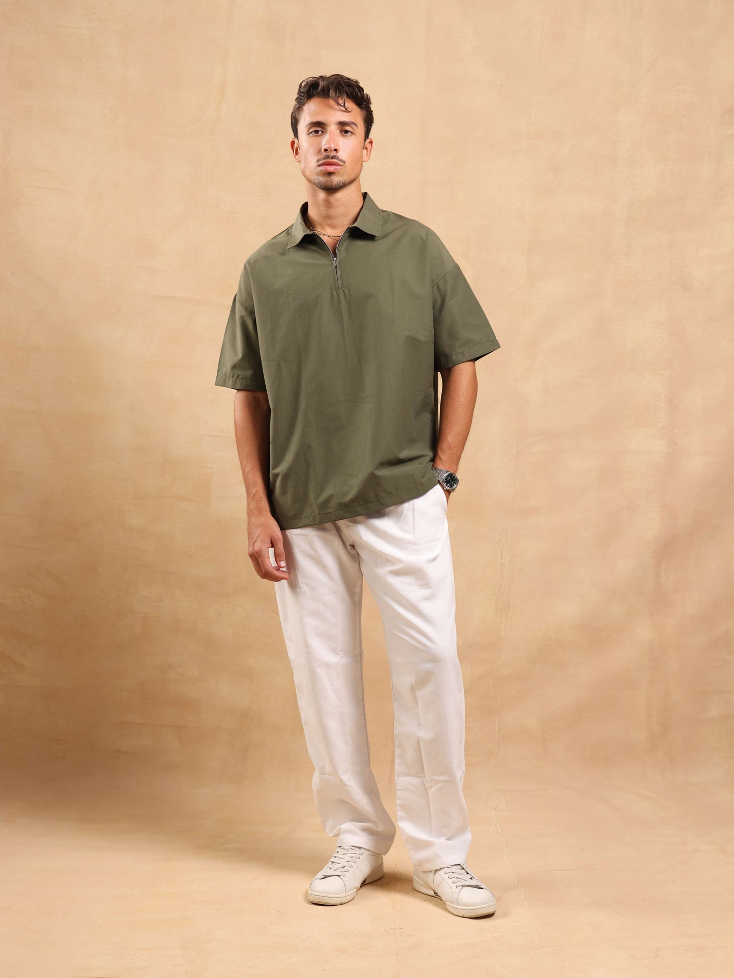 MENS LINEN PANTS - WHITE