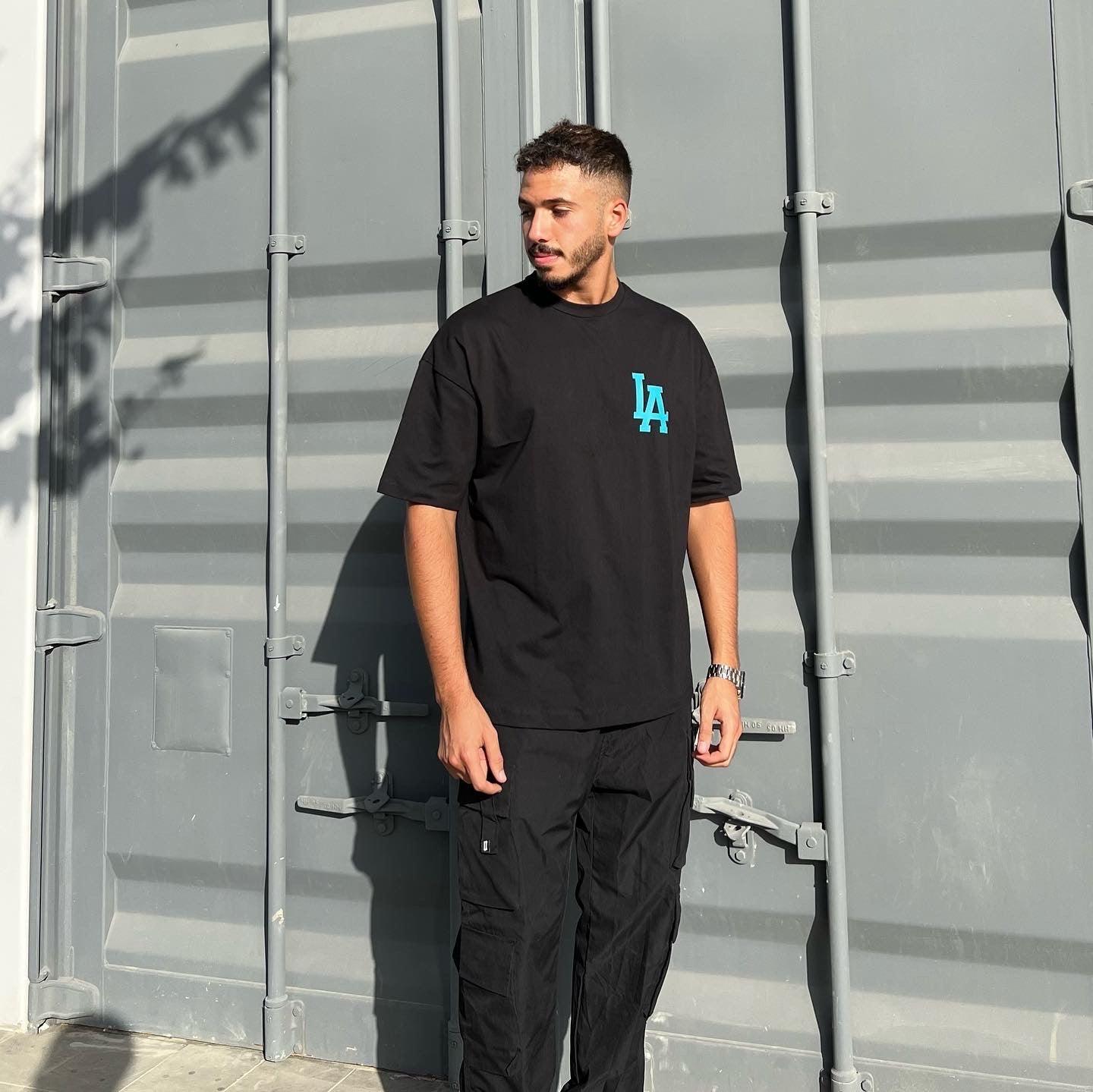 LA Black Oversized T-Shirt