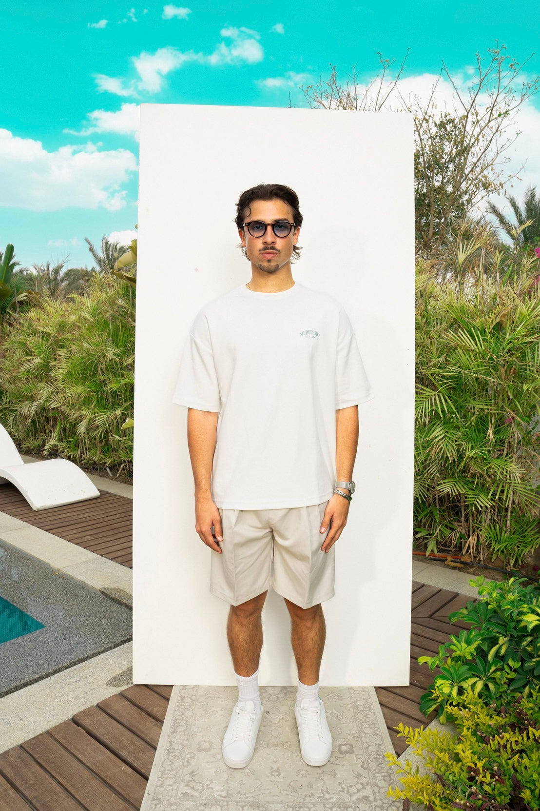 GOUNA YACHT CLUB WHITE TEE
