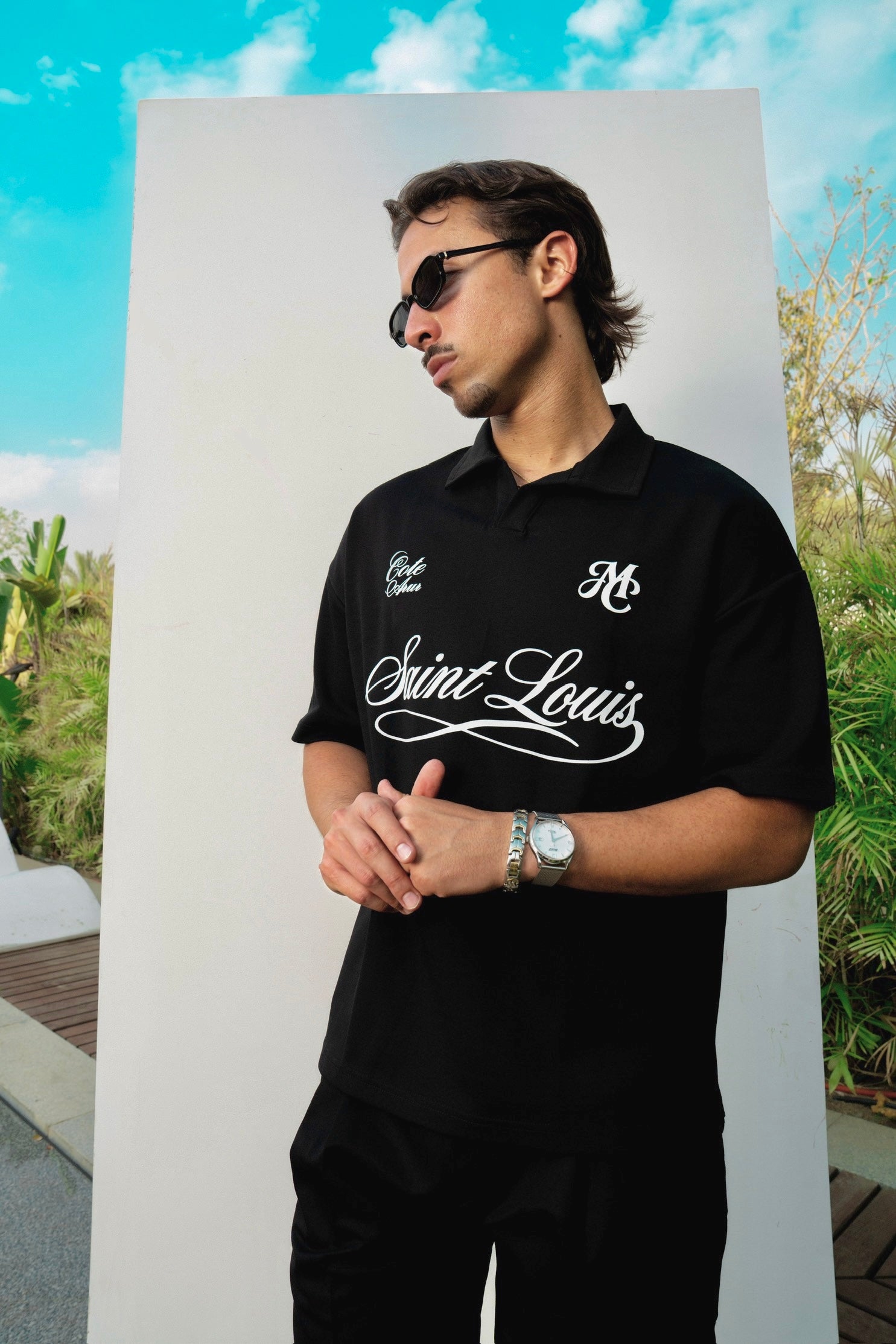 SAINT LOUIS BLACK POLO