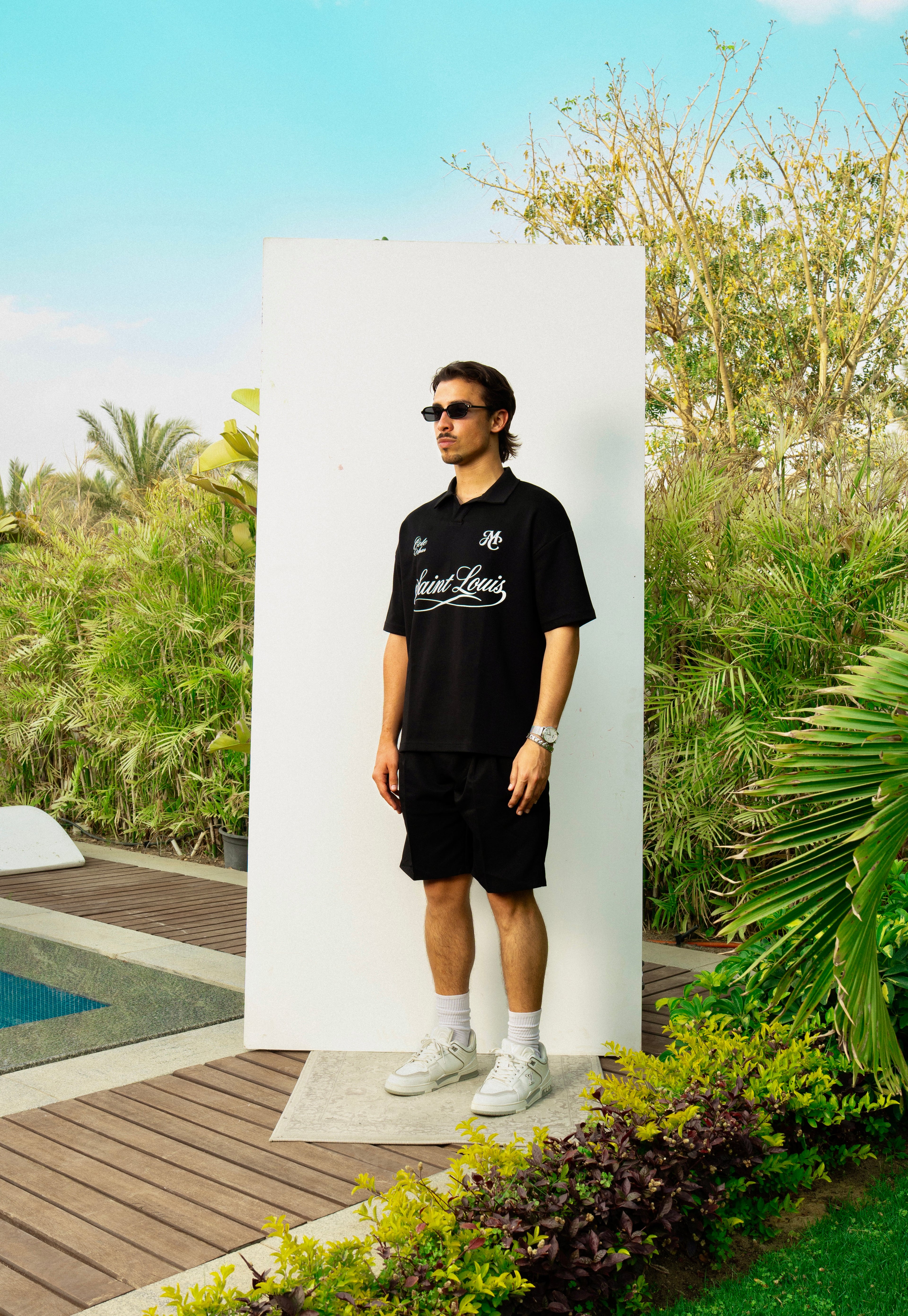 SAINT LOUIS BLACK POLO