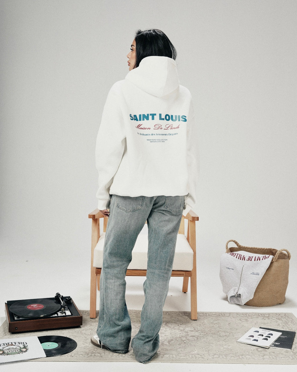 SAINT LOUIS HOODIE - WHITE