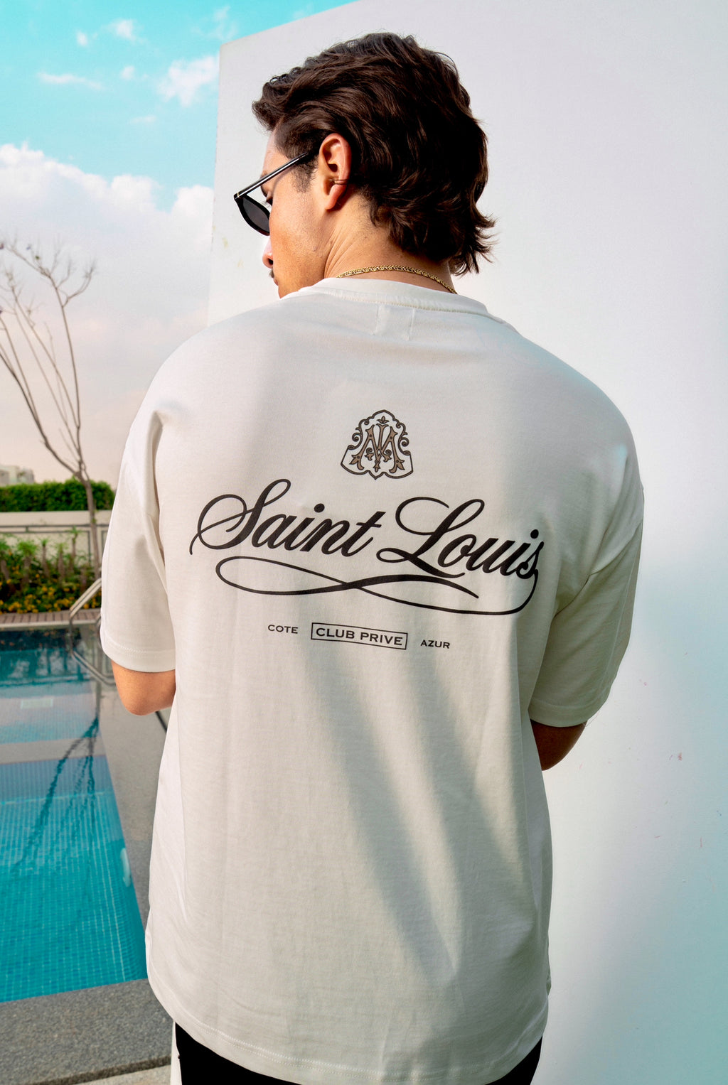 SAINT LOUIS WHITE TEE