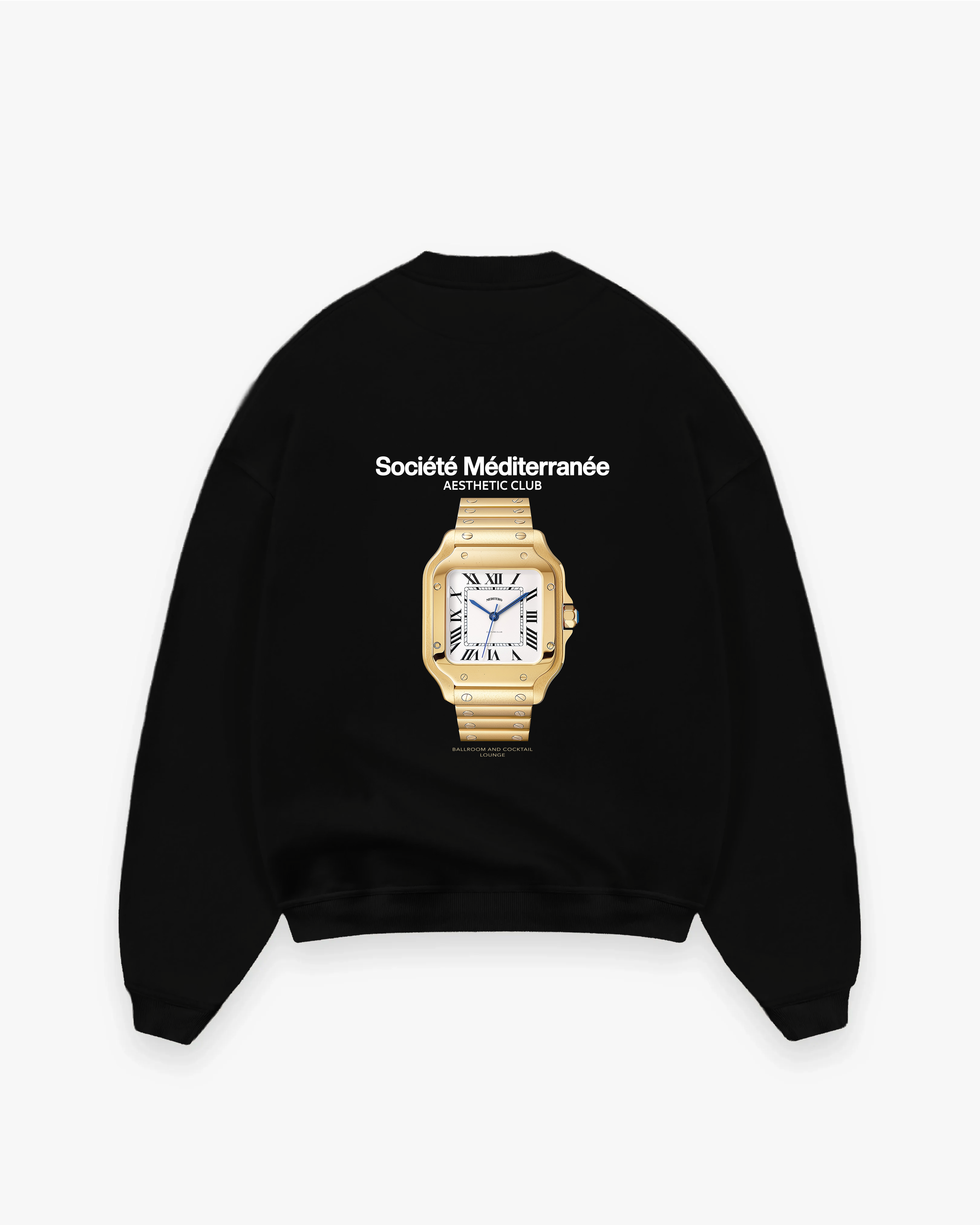 MEDITERO CREWNECK - BLACK