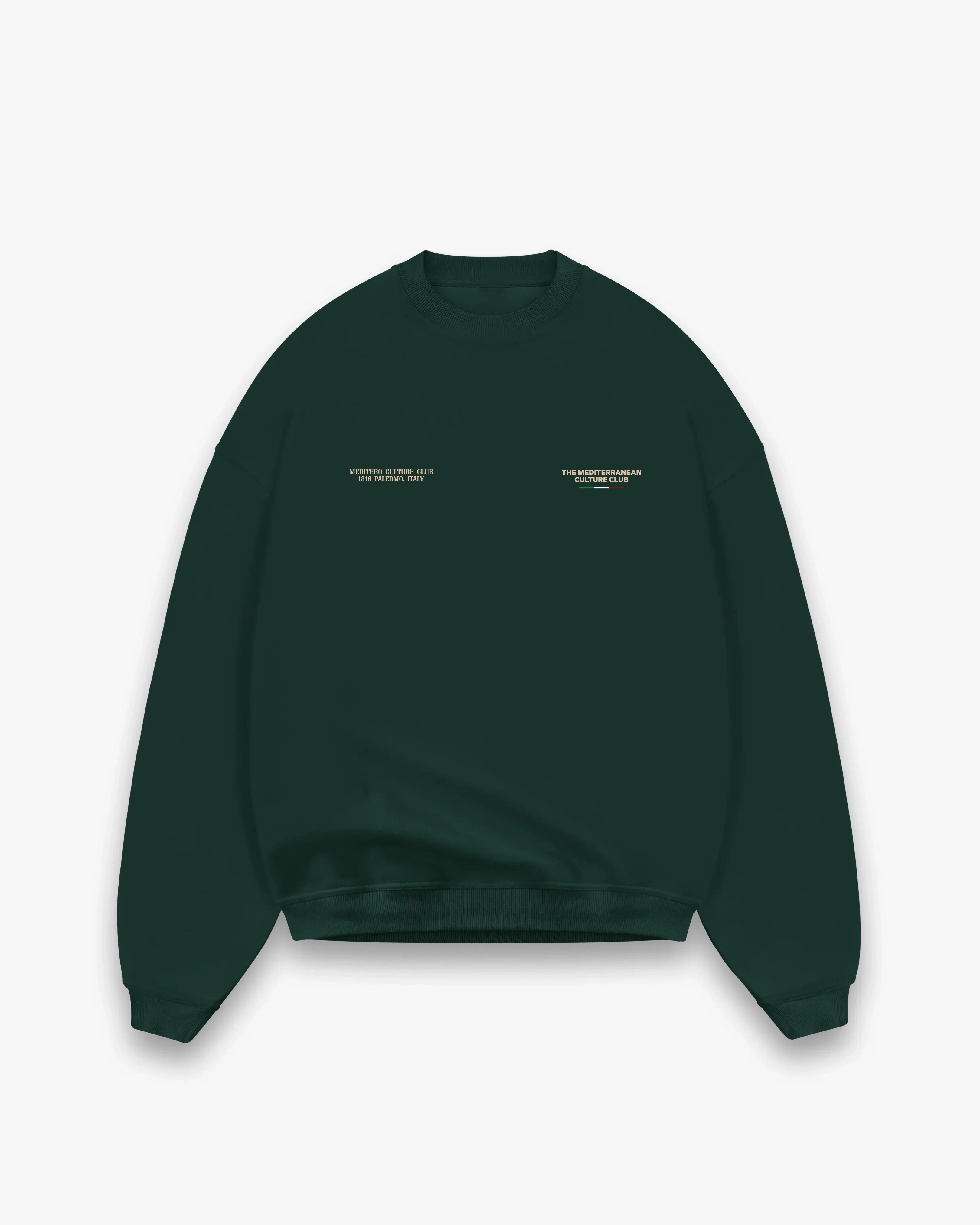 MEDITERO CREWNECK - ROYAL GREEN