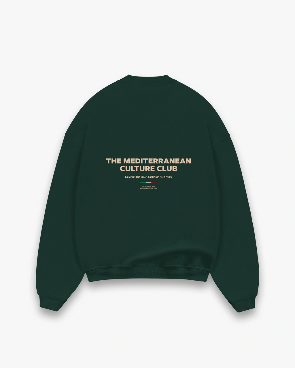 MEDITERO CREWNECK - ROYAL GREEN