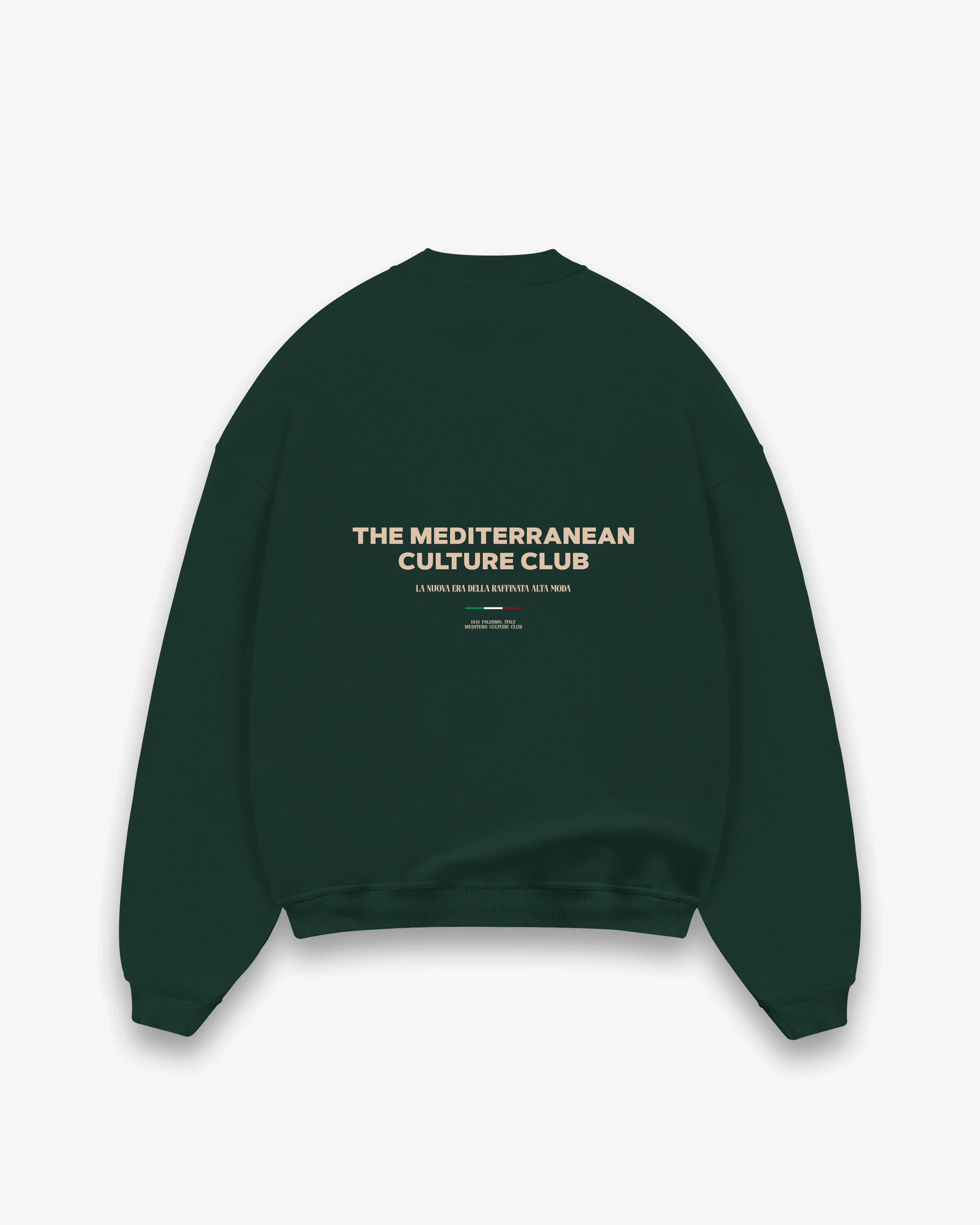 MEDITERO CREWNECK - ROYAL GREEN