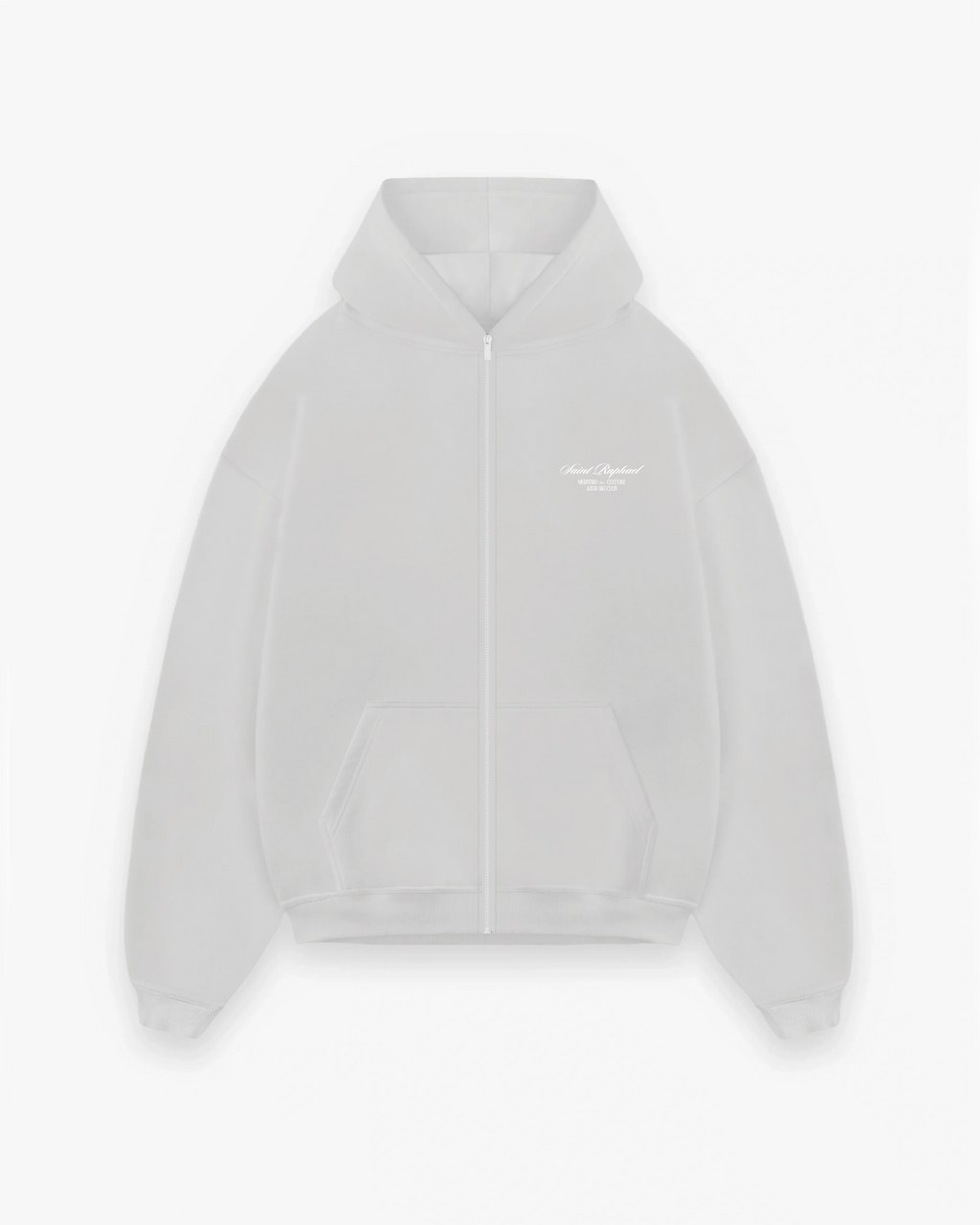 SAINT RAPHAEL ZIPUP HOODIE - SILVER
