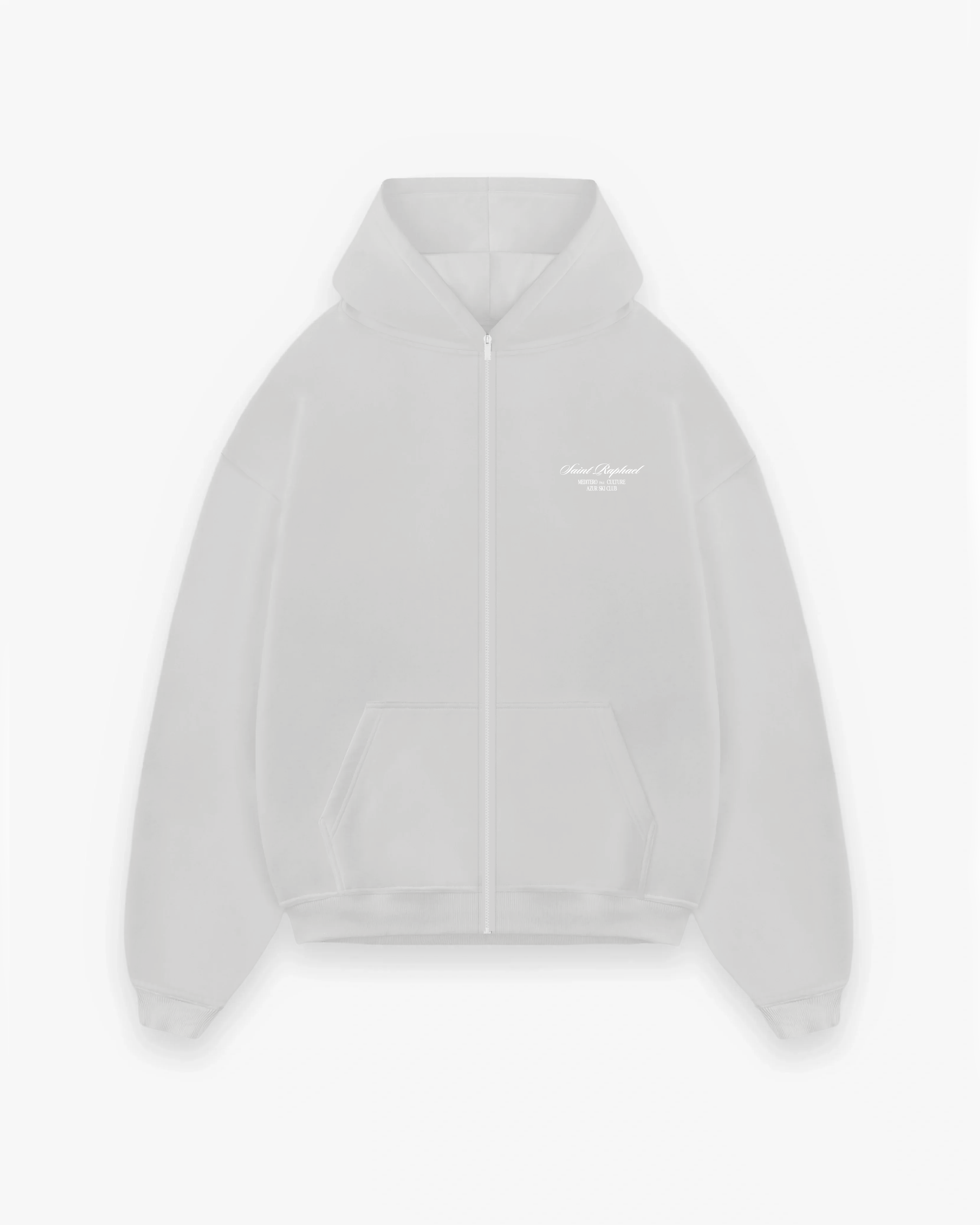 SAINT RAPHAEL ZIPUP HOODIE - SILVER