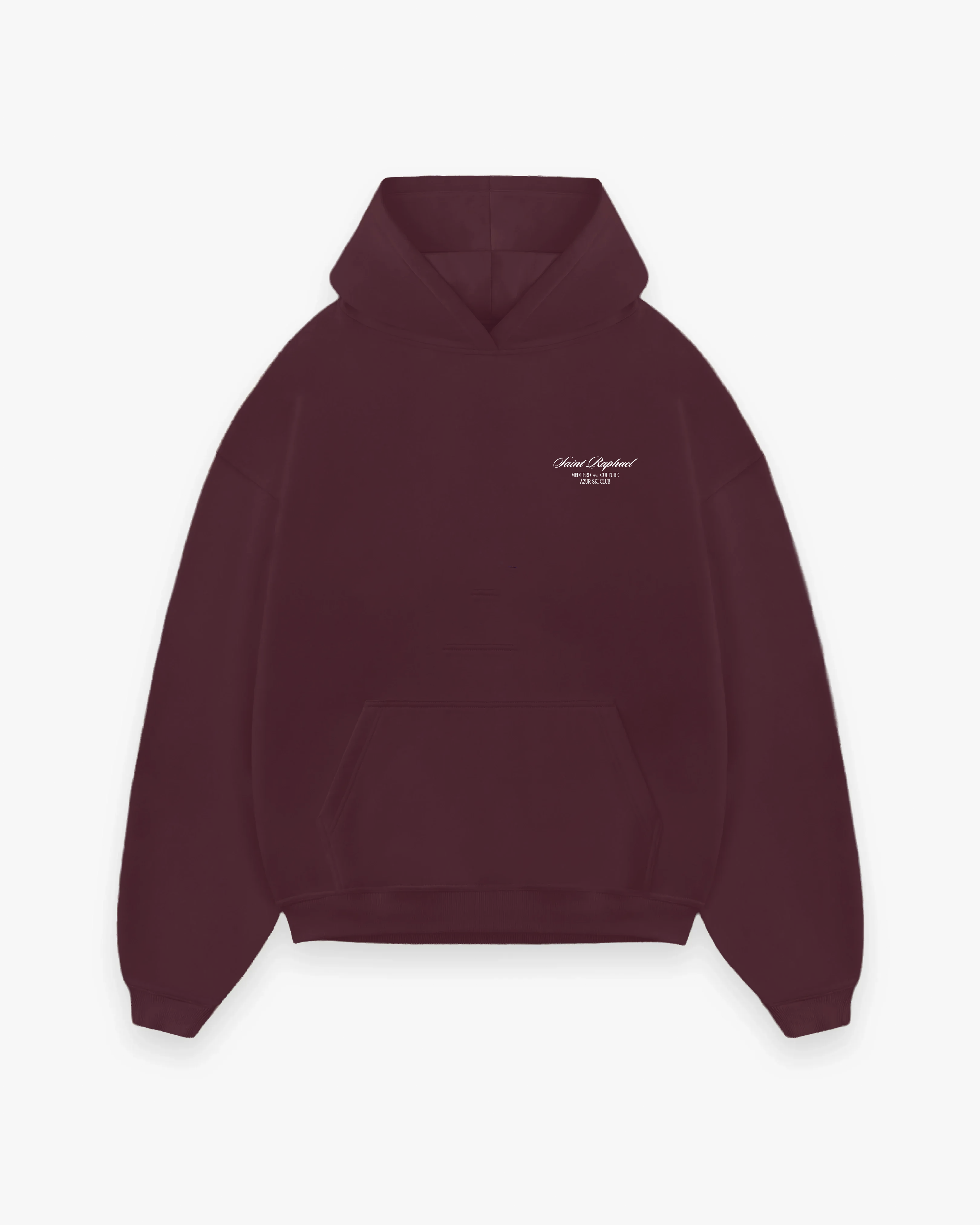 SAINT RAPHAEL HOODIE - BURGUNDY