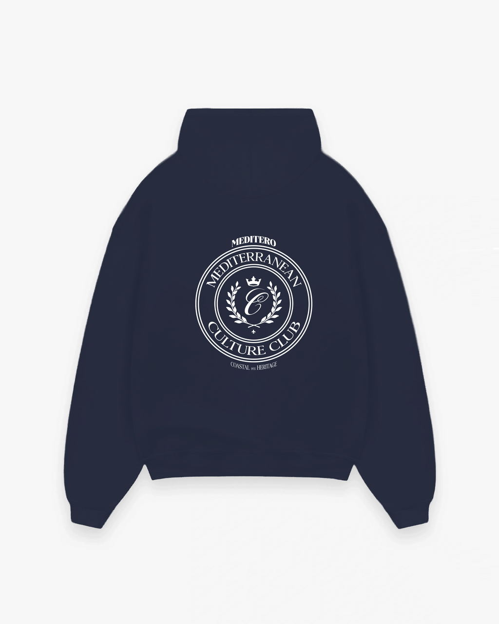 MEDITERO ZIPUP HOODIE - NAVY