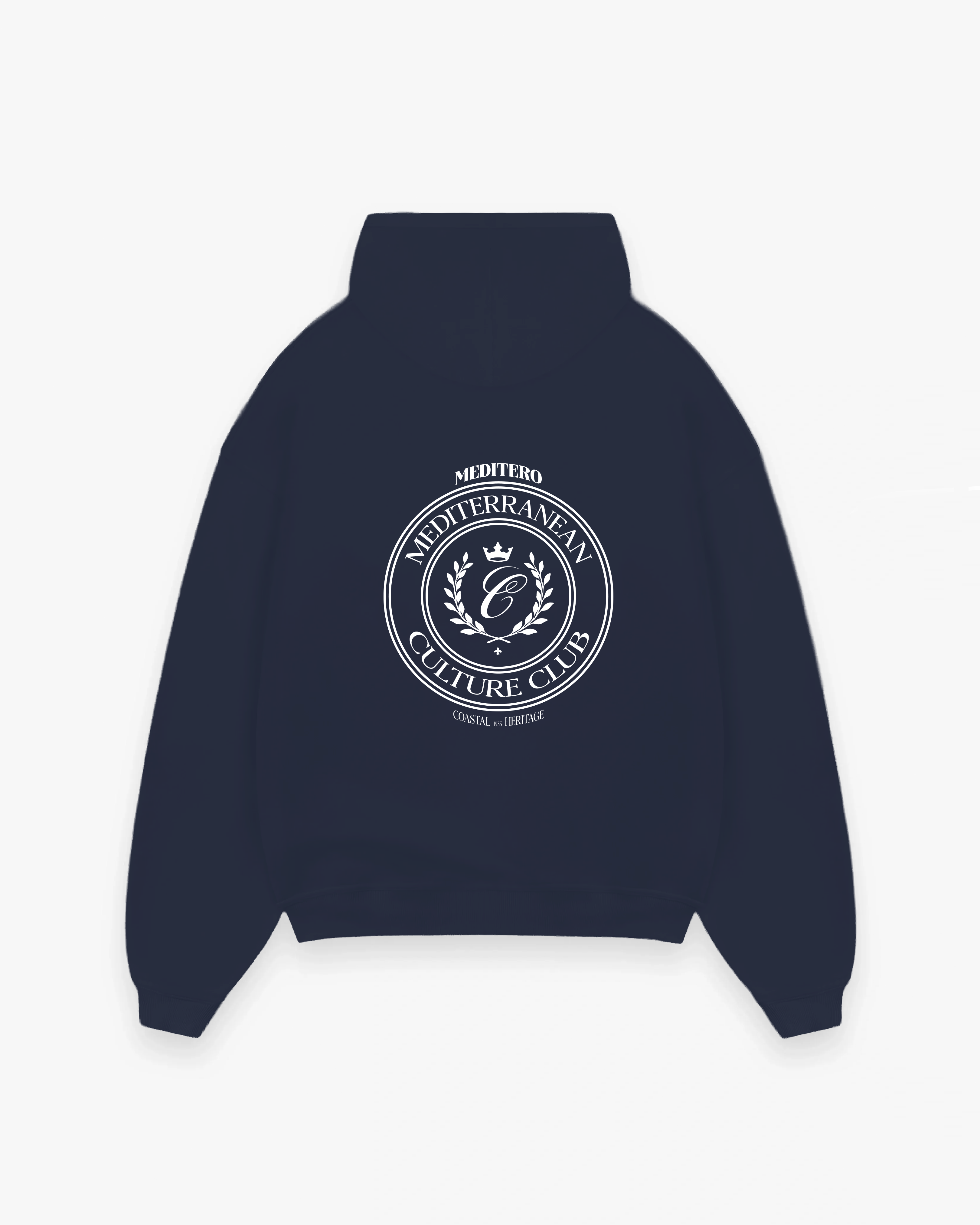MEDITERO ZIPUP HOODIE - NAVY