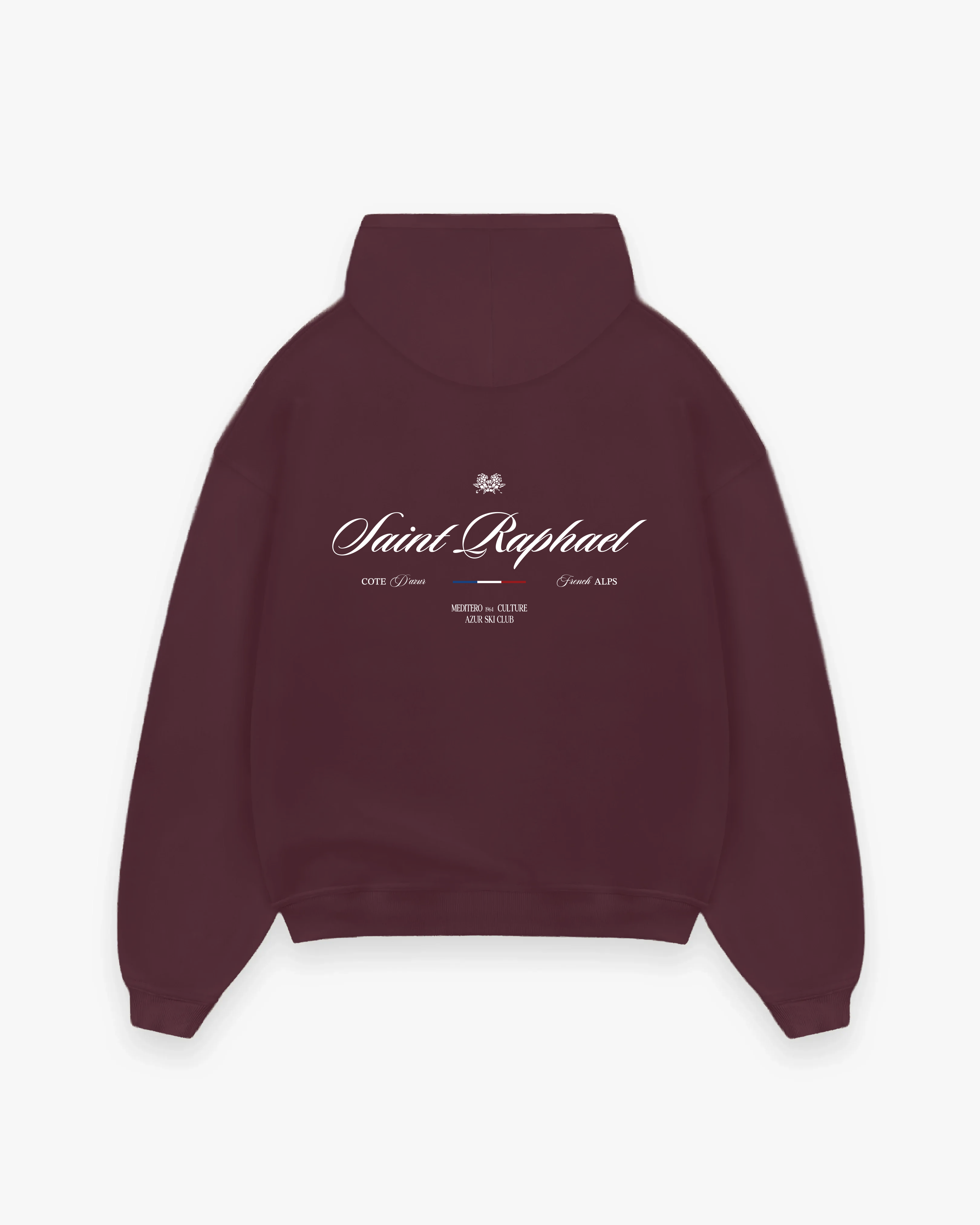 SAINT RAPHAEL HOODIE - BURGUNDY