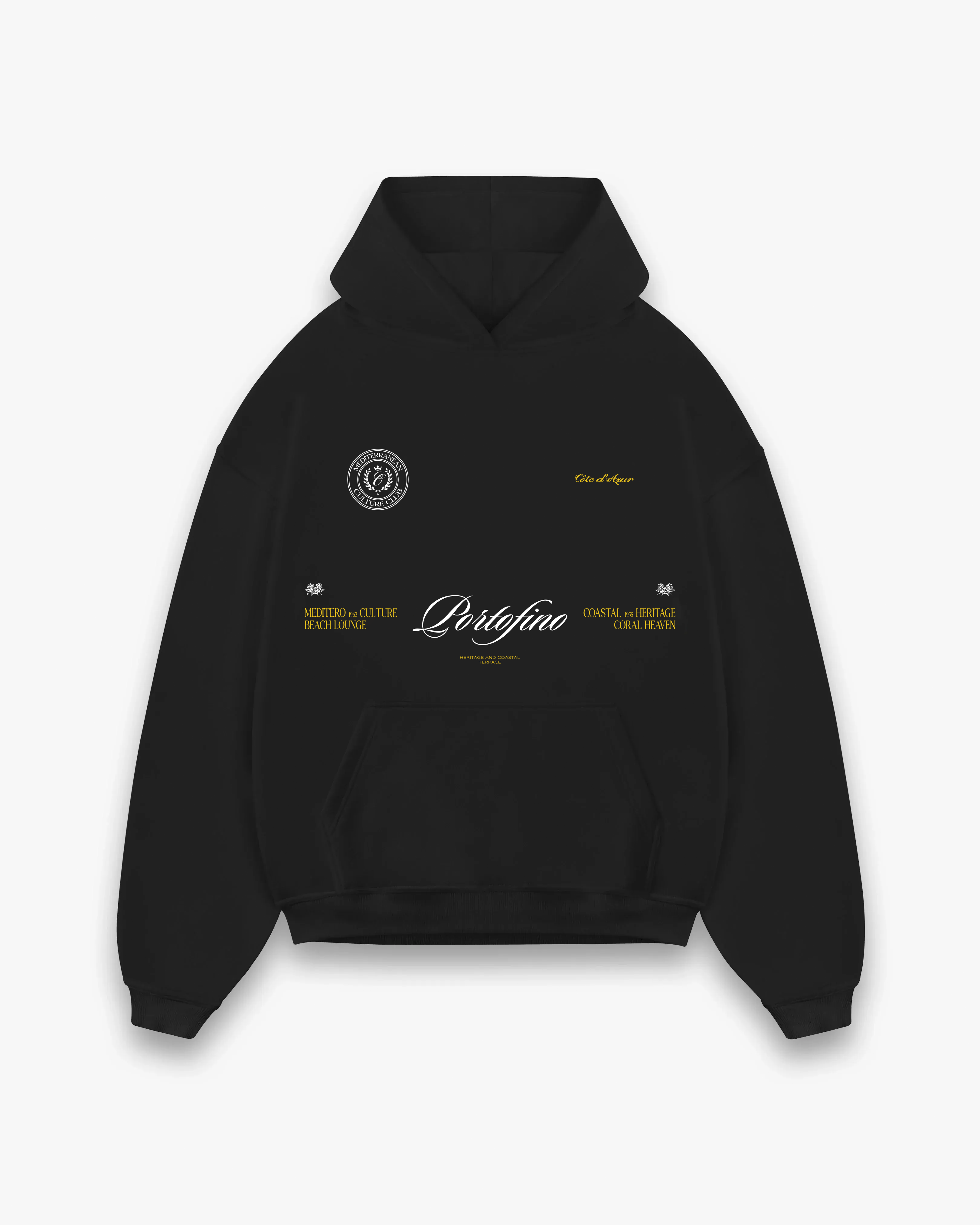 PORTOFINO HOODIE - BLACK