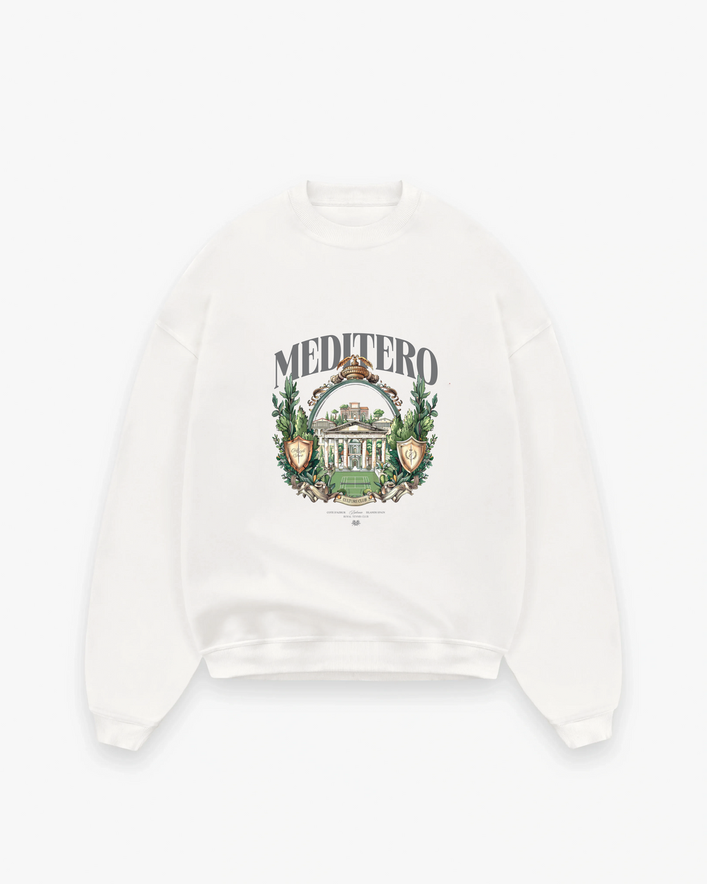 MEDITERO CREWNECK - WHITE