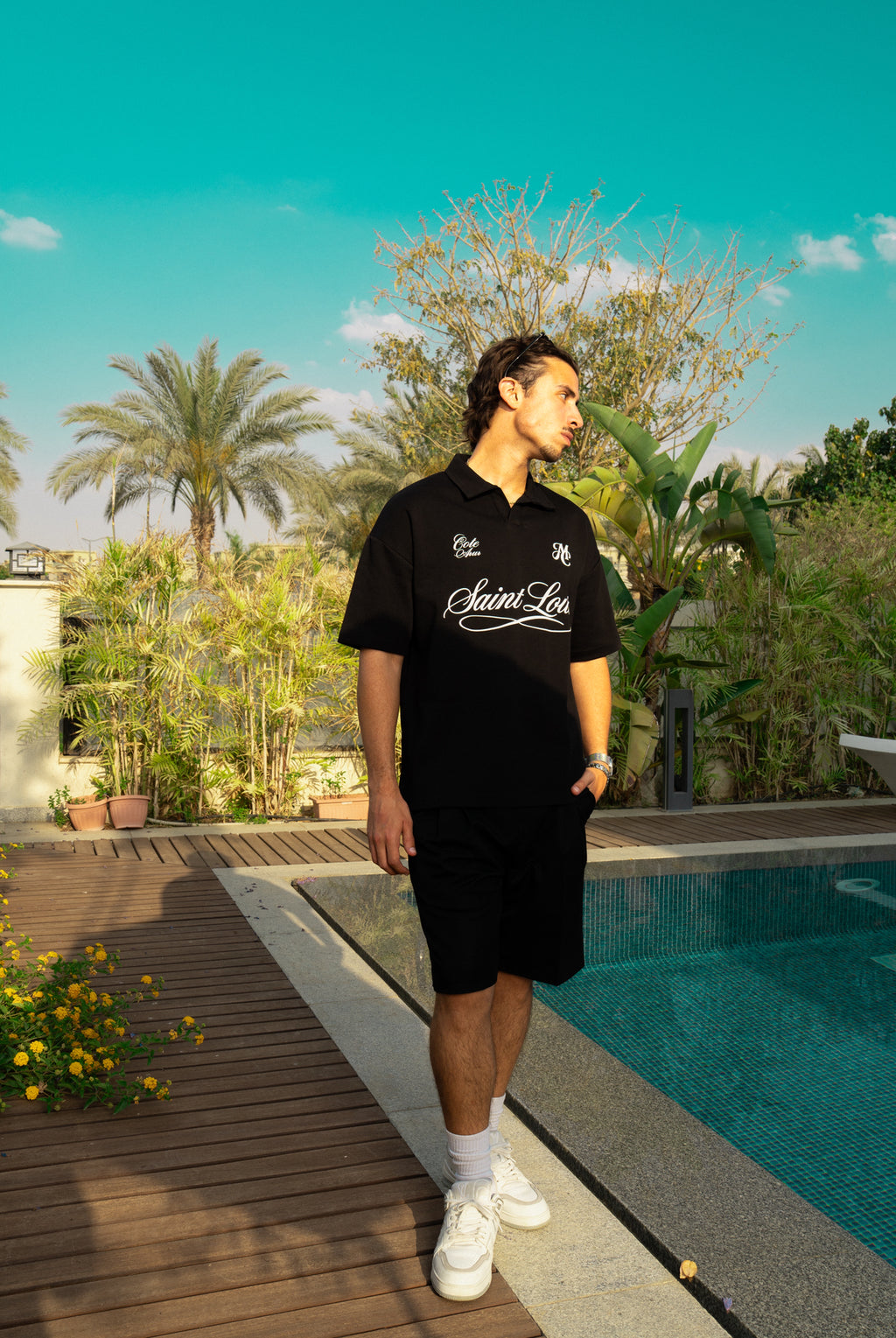 SAINT LOUIS BLACK POLO
