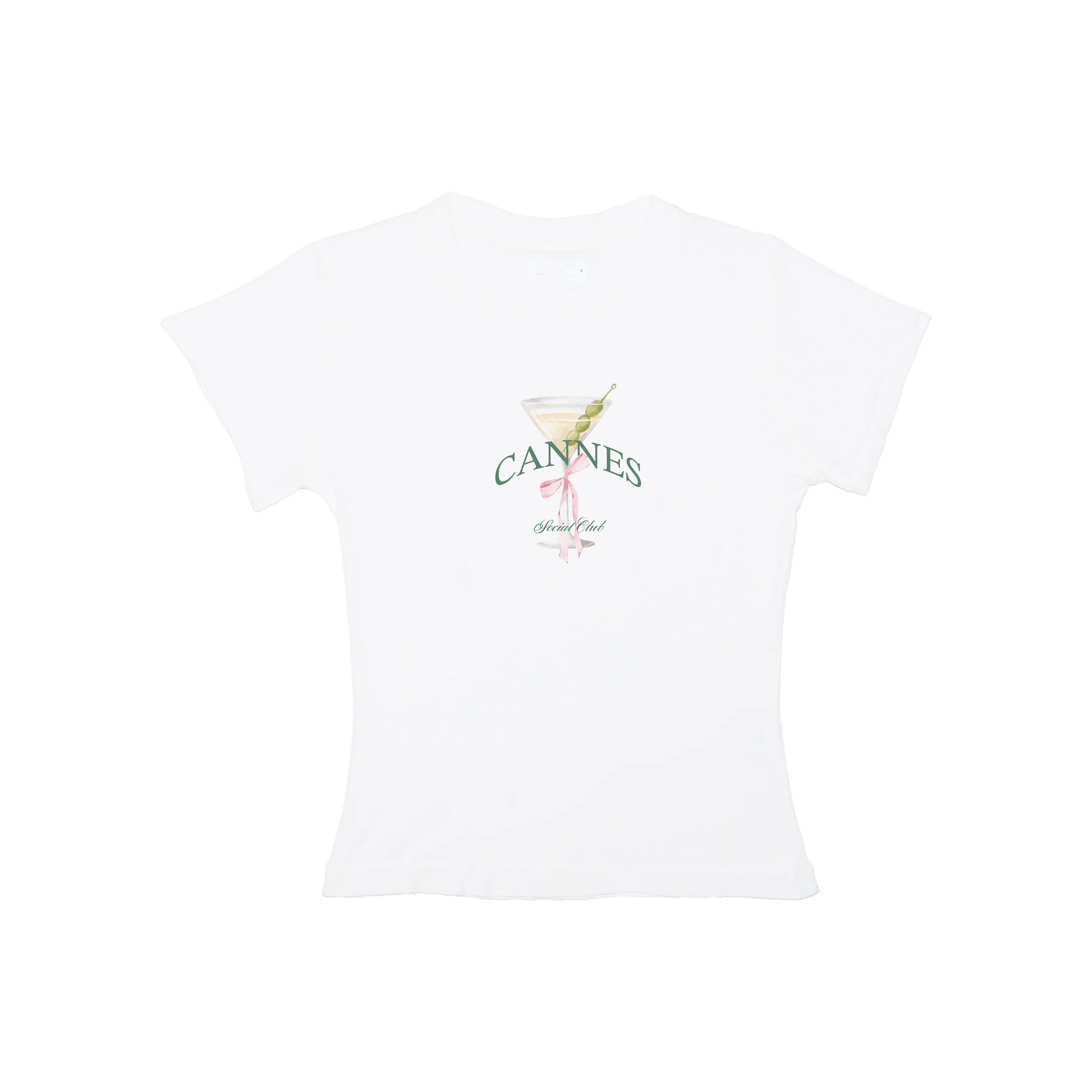 CANNES BABY TEE - WHITE
