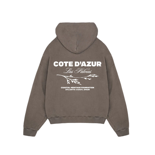 COTE D’AZUR HOODIE - BROWN