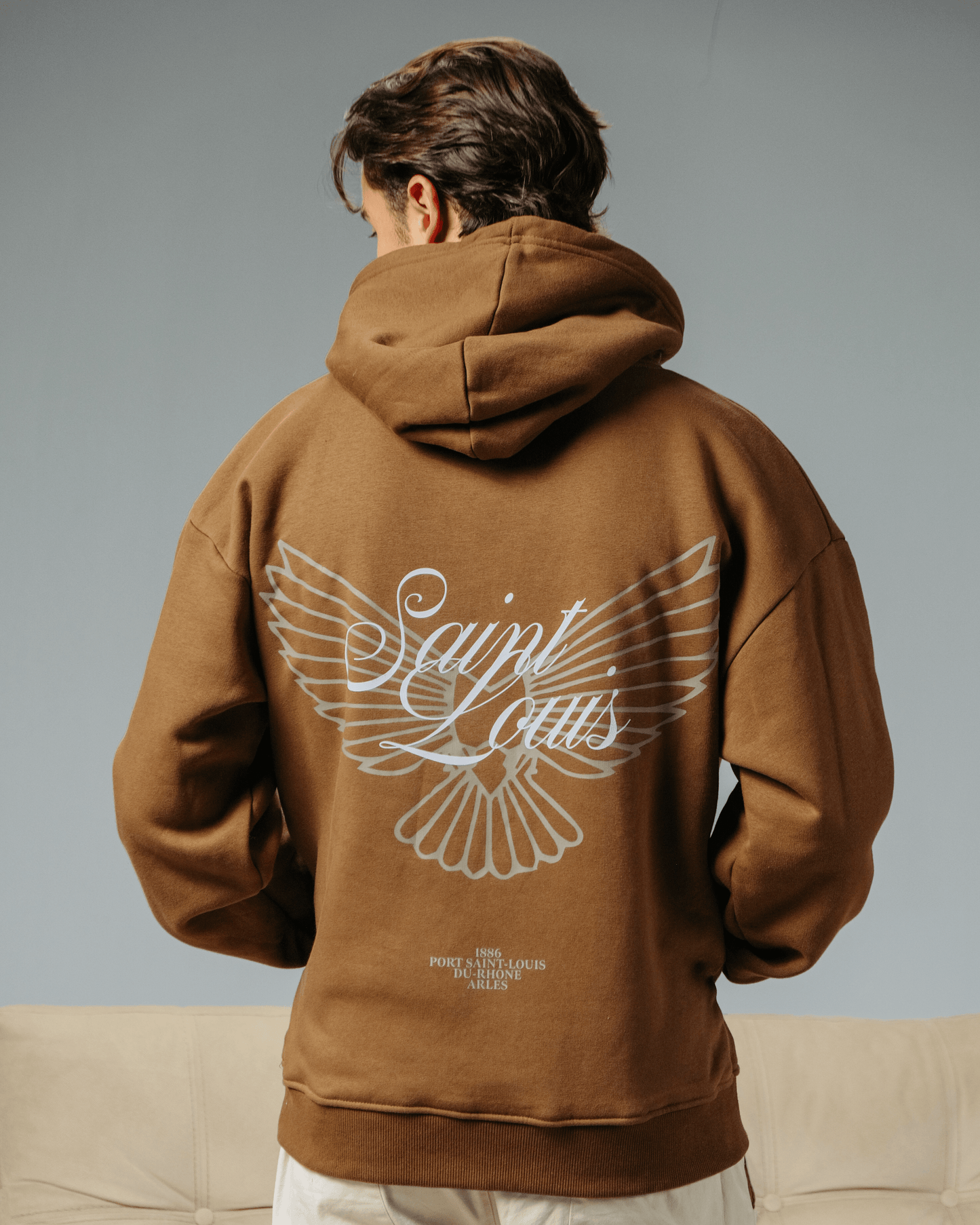 SAINT LOUIS HOODIE - BROWN