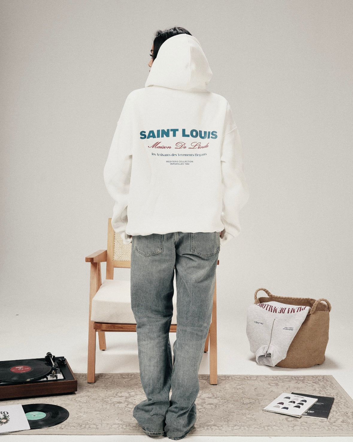 SAINT LOUIS HOODIE - WHITE