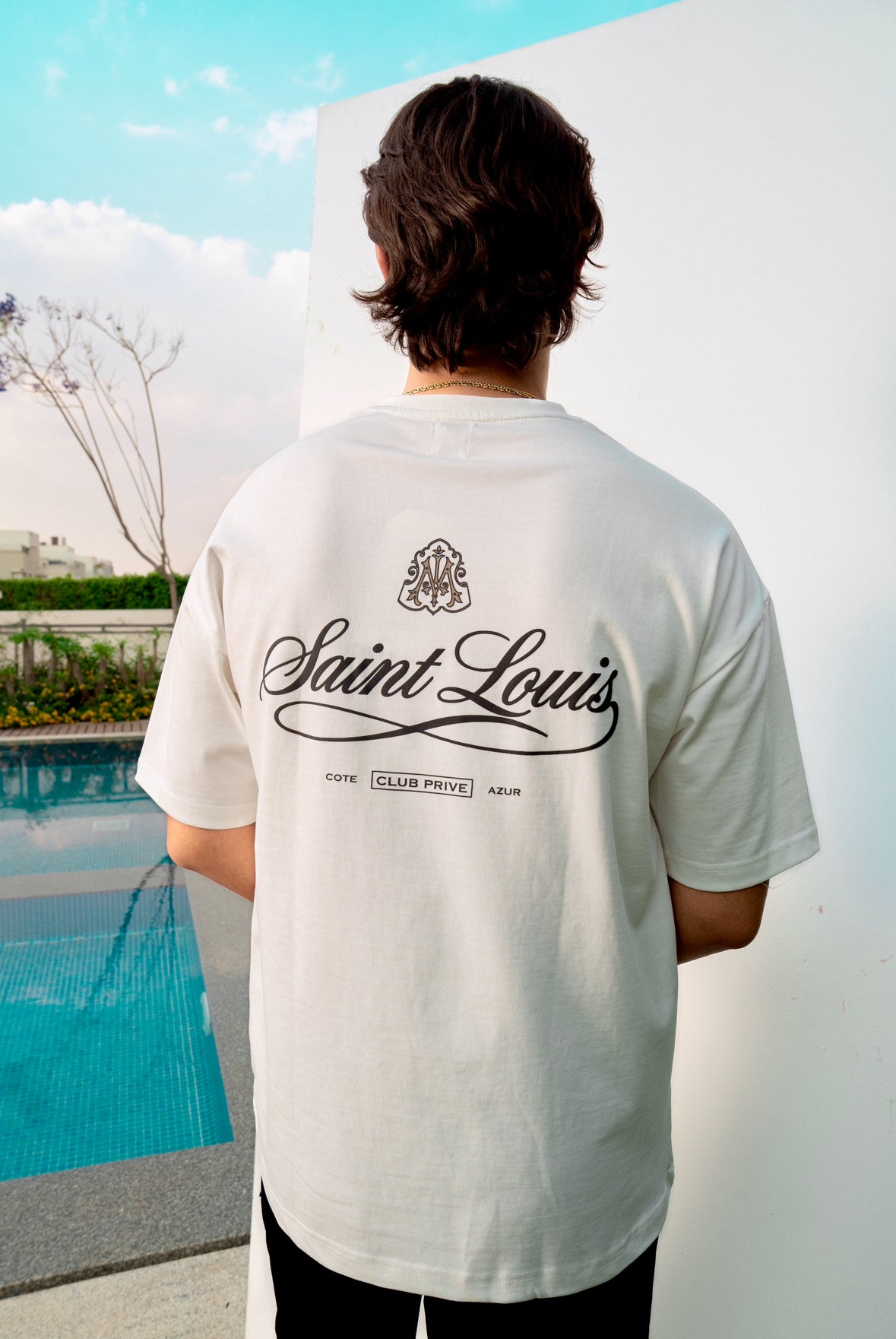 SAINT LOUIS WHITE TEE